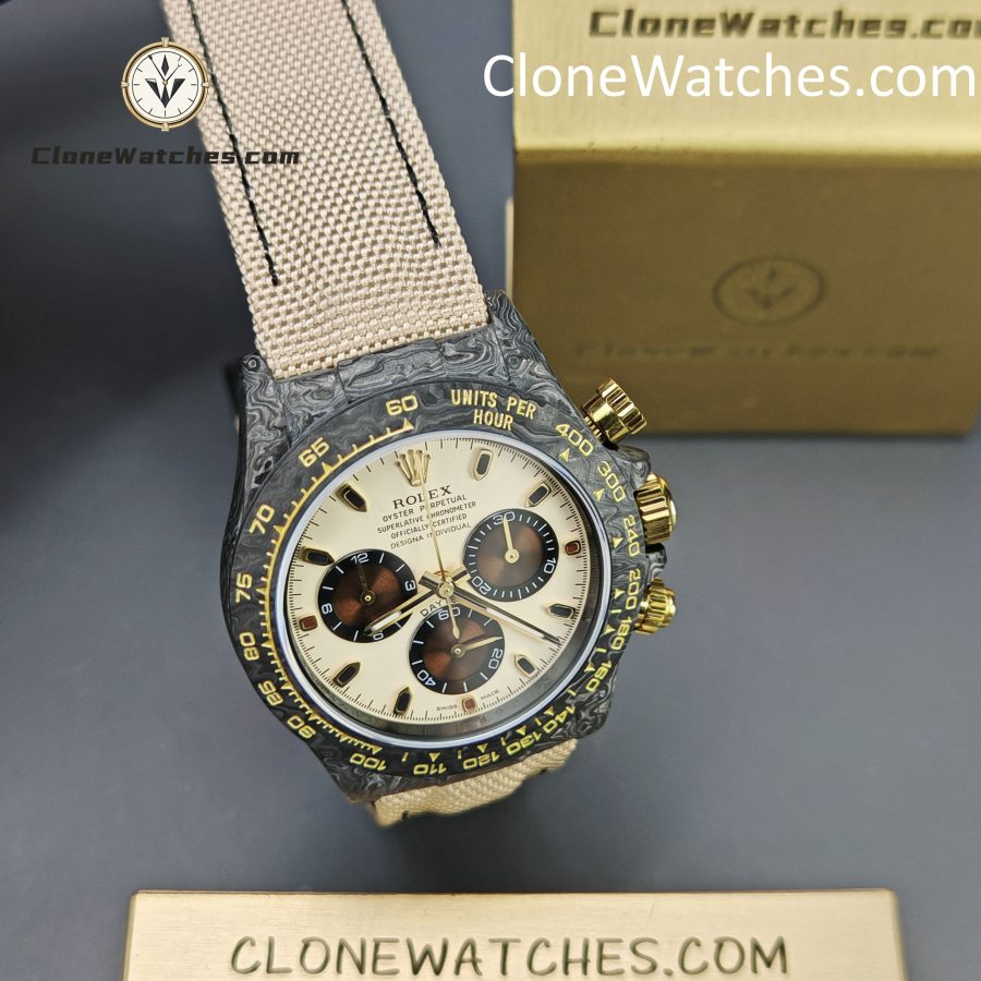 Modified Super Clone Watches 1:1 DIW Rolex Daytona “Desert Eagle” 4130 Movement
