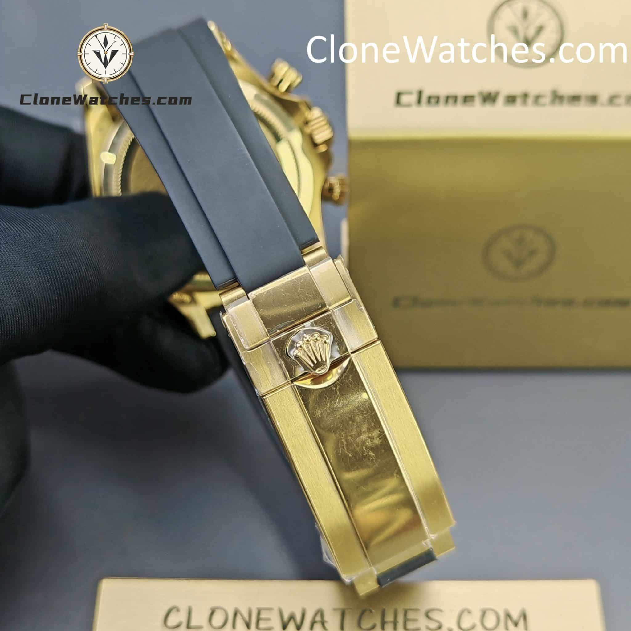 Rolex Super Clone Watches 1:1 Daytona 18K Gold M126518ln-0002 4131 Movement