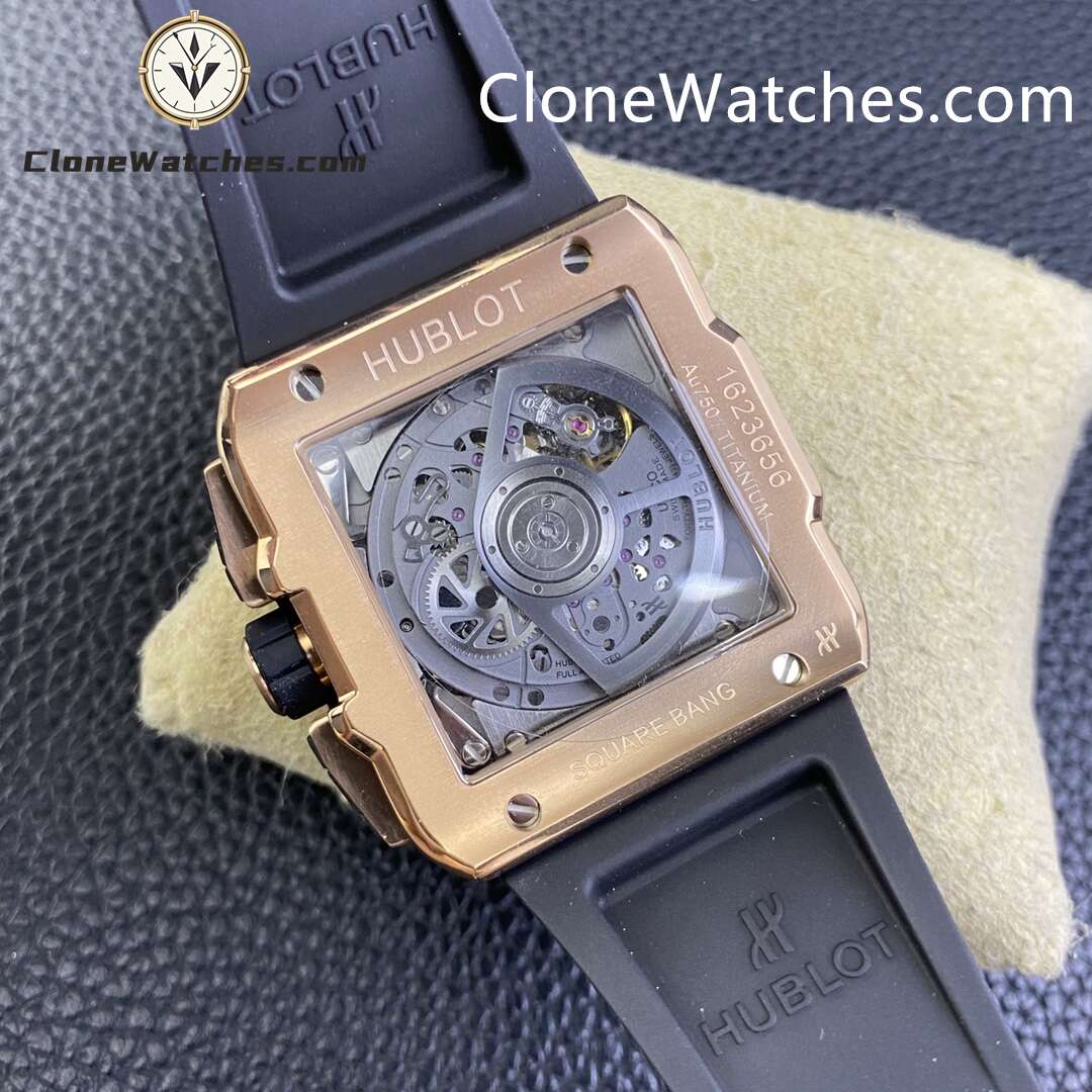 Hublot Super Clone Watches 1:1 Square Bang Unico King Gold Ceramic 42MM 821.OM.0180.RX