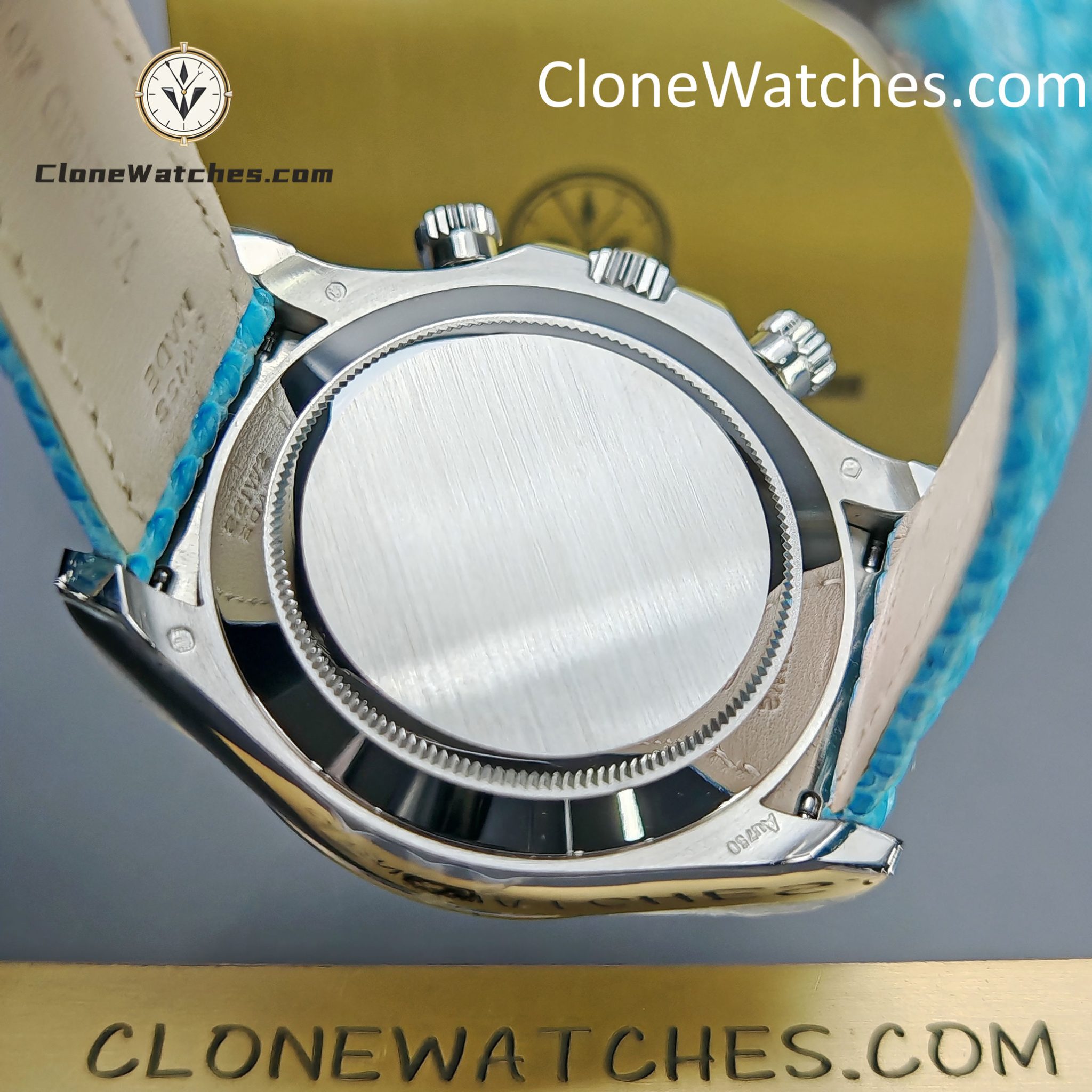 Rolex Super Clone Watches 1:1 Daytona M116519 Beach Blue 4130 Movement