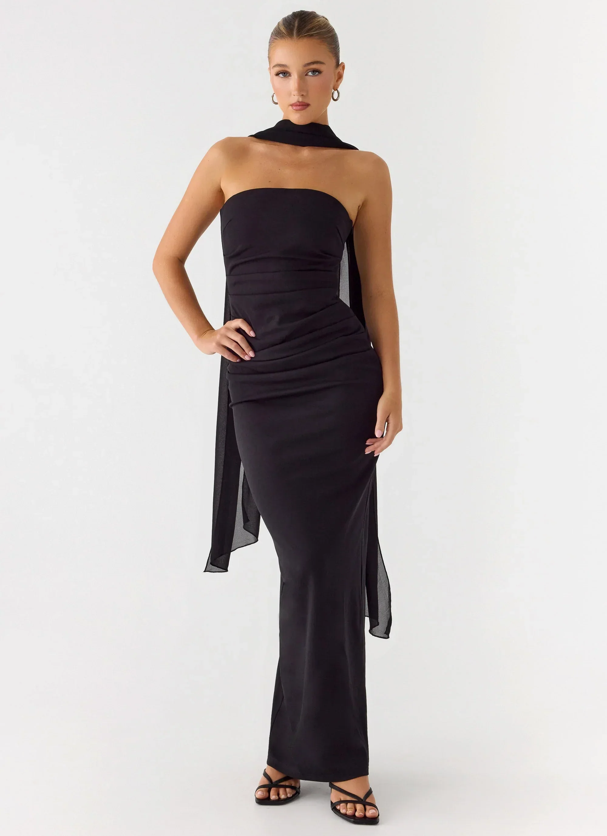 Libra Maxi Dress - Black