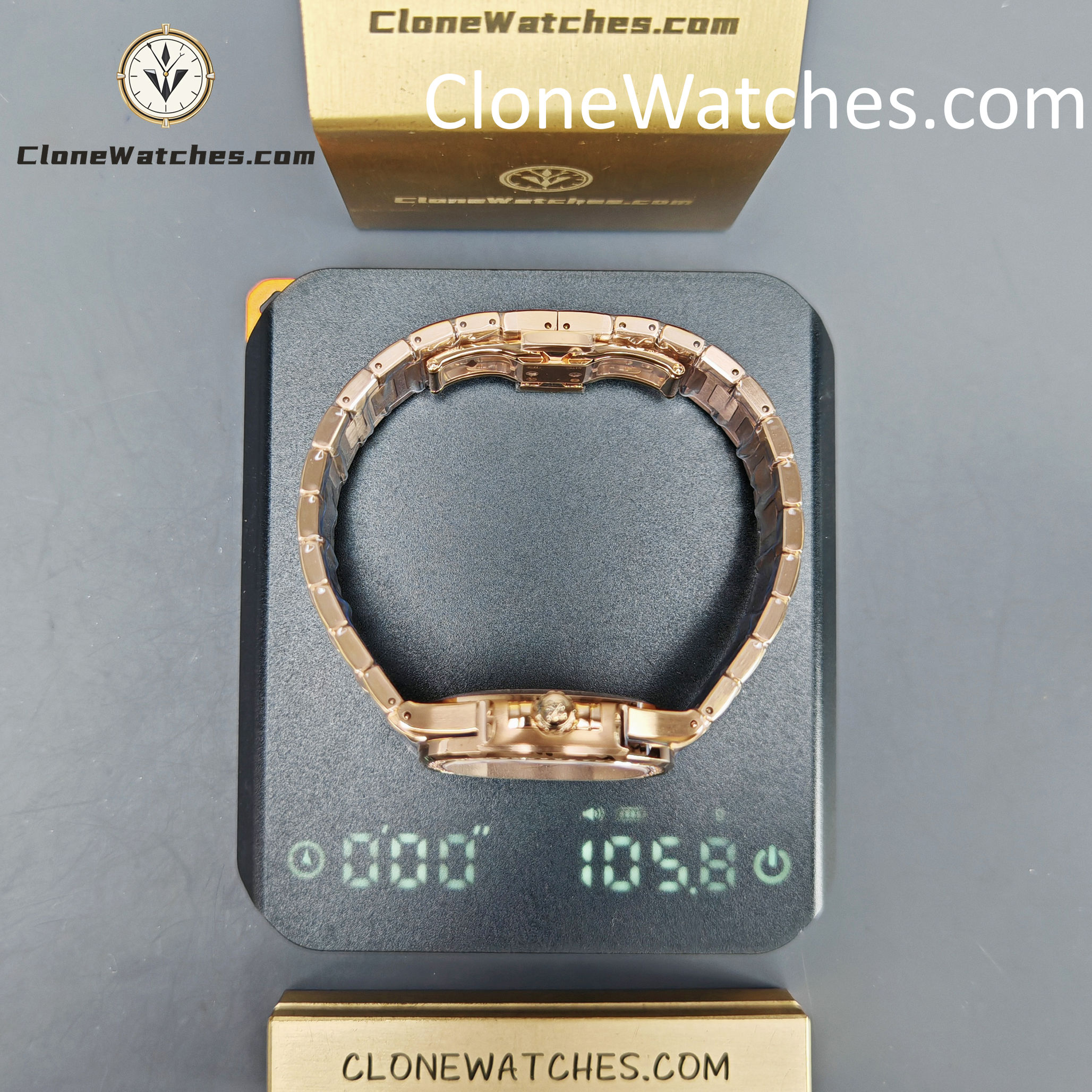 Patek Philippe Super Clone Watches 1:1 Nautilus Rose Gold White Dial 7118/1200R-001 35.2 mm