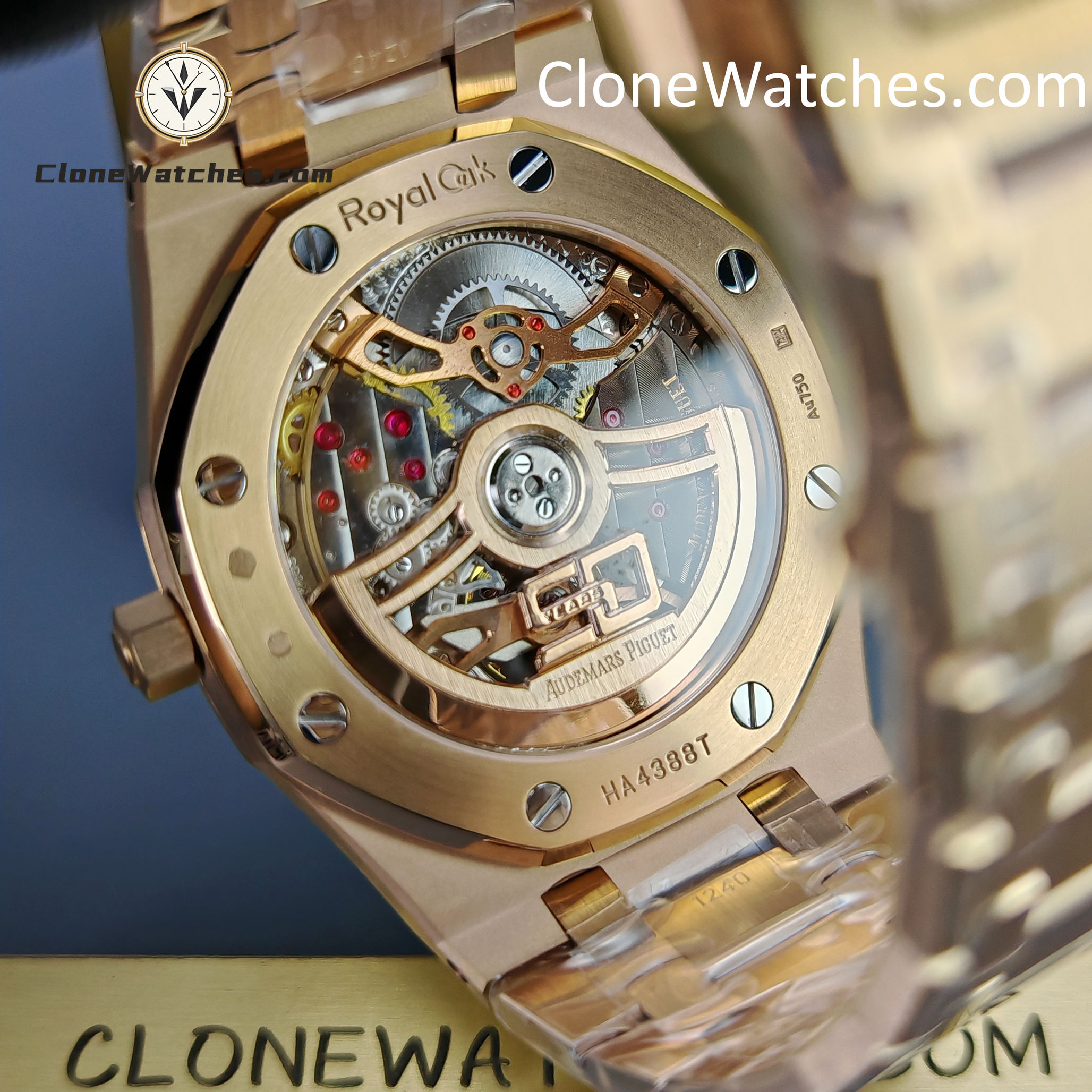 Audemars Piguet Super Clone Watches 1:1 Royal Oak”Jumbo” Extra-Thin “50th Anniversary” 16202 Smoked Grey Dial 39MM