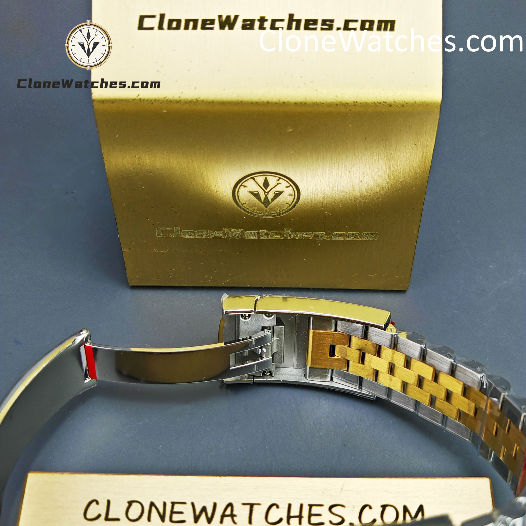 Rolex Super Clone Watches 1:1 DateJust Gold Dial m126233-0015 Jubilee 36MM 3235 Movement