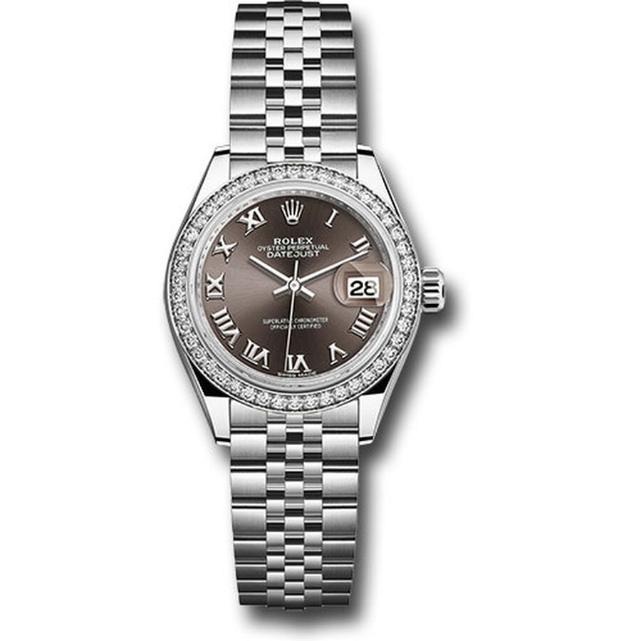 Rolex Lady Datejust Automatic Grey Dial Ladies Jubilee Watch 279384GYRJ（Lifetime free warranty+90-days replacement service & Refund!.）