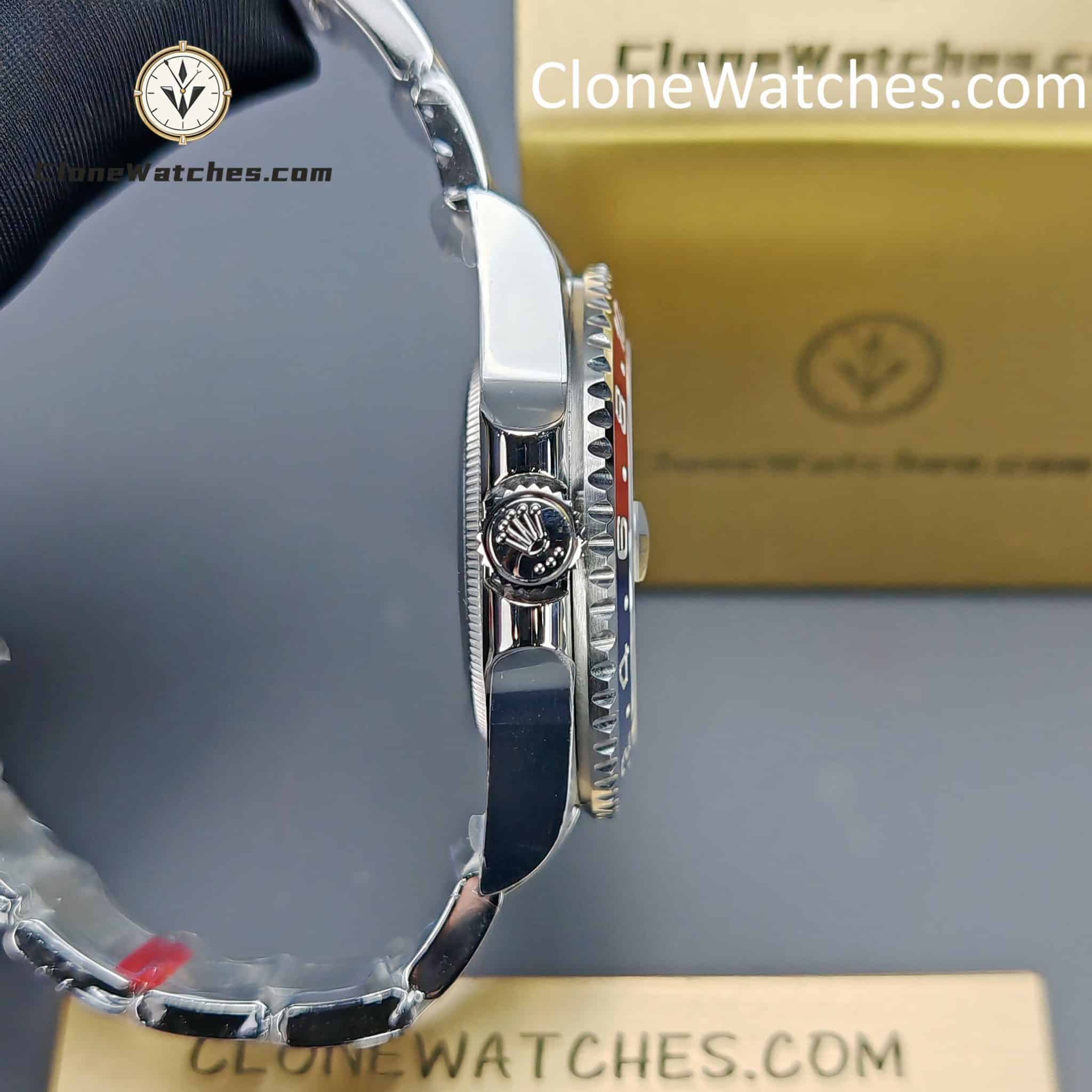 Rolex Super Clone Watches 1:1 Pepsi GMT Master II M126710blro Oyster 3285 Movement