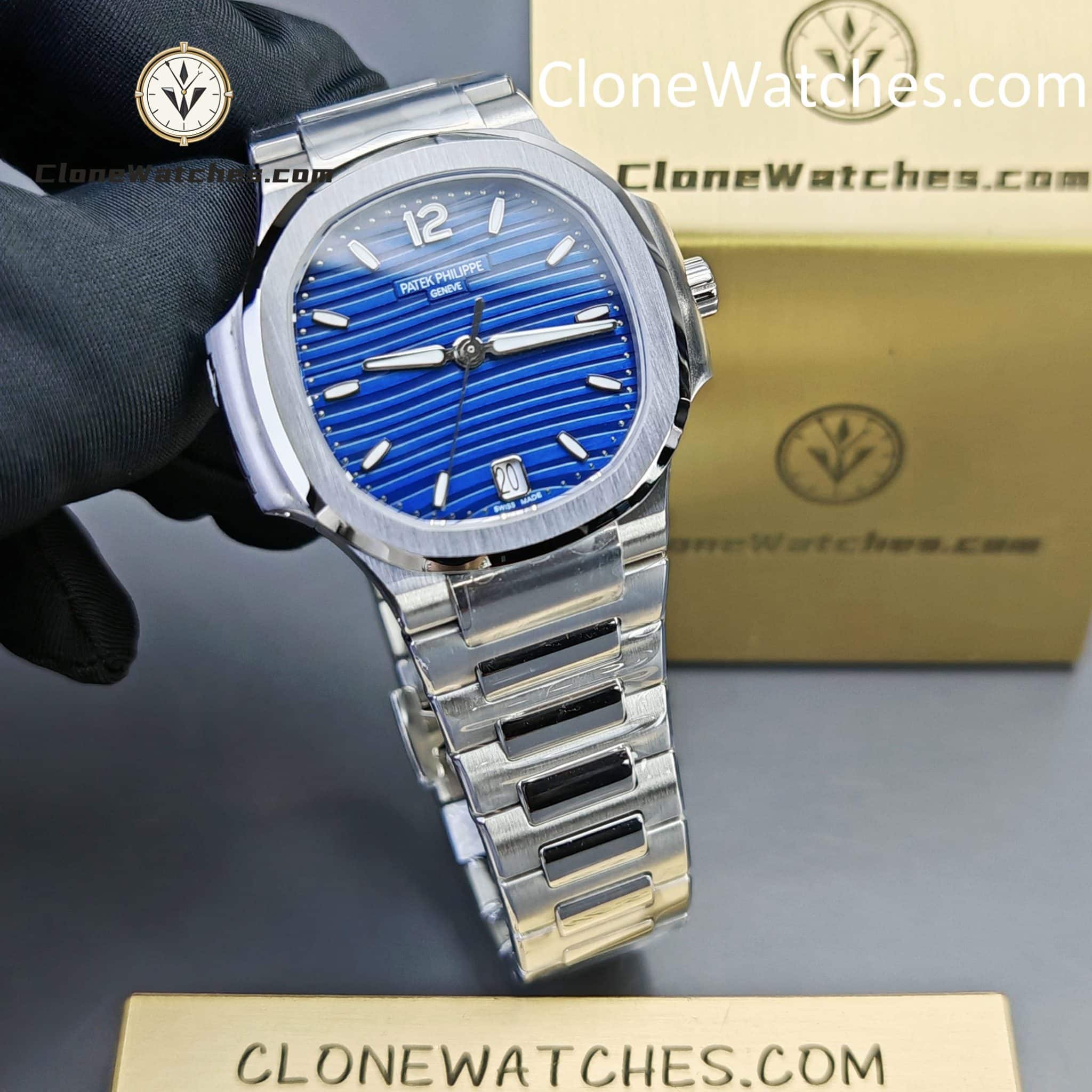 Patek Philippe Super Clone Watches 1:1 Nautilus Blue Dial 7118/1A 35.2 mm