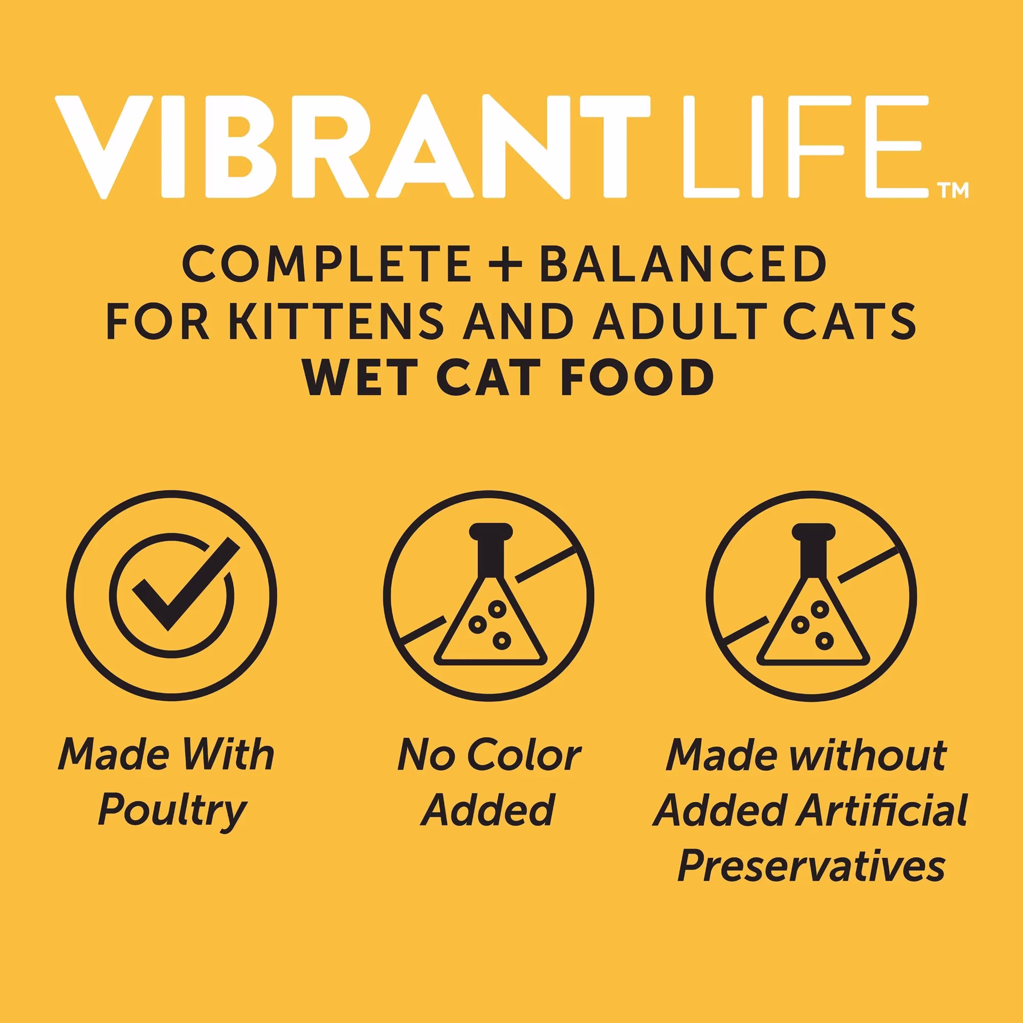 Vibrant Life Delight Grilled Chicken & Cheese Wet Cat Food, 3 oz Can
