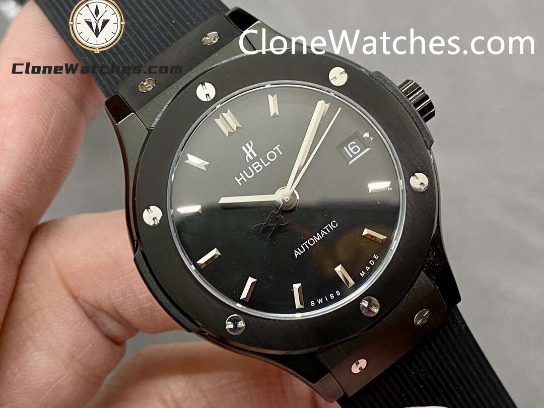 Hublot Super Clone Watches 1:1 Classic Fusion Black Magic 38MM 565.CM.1470.RX