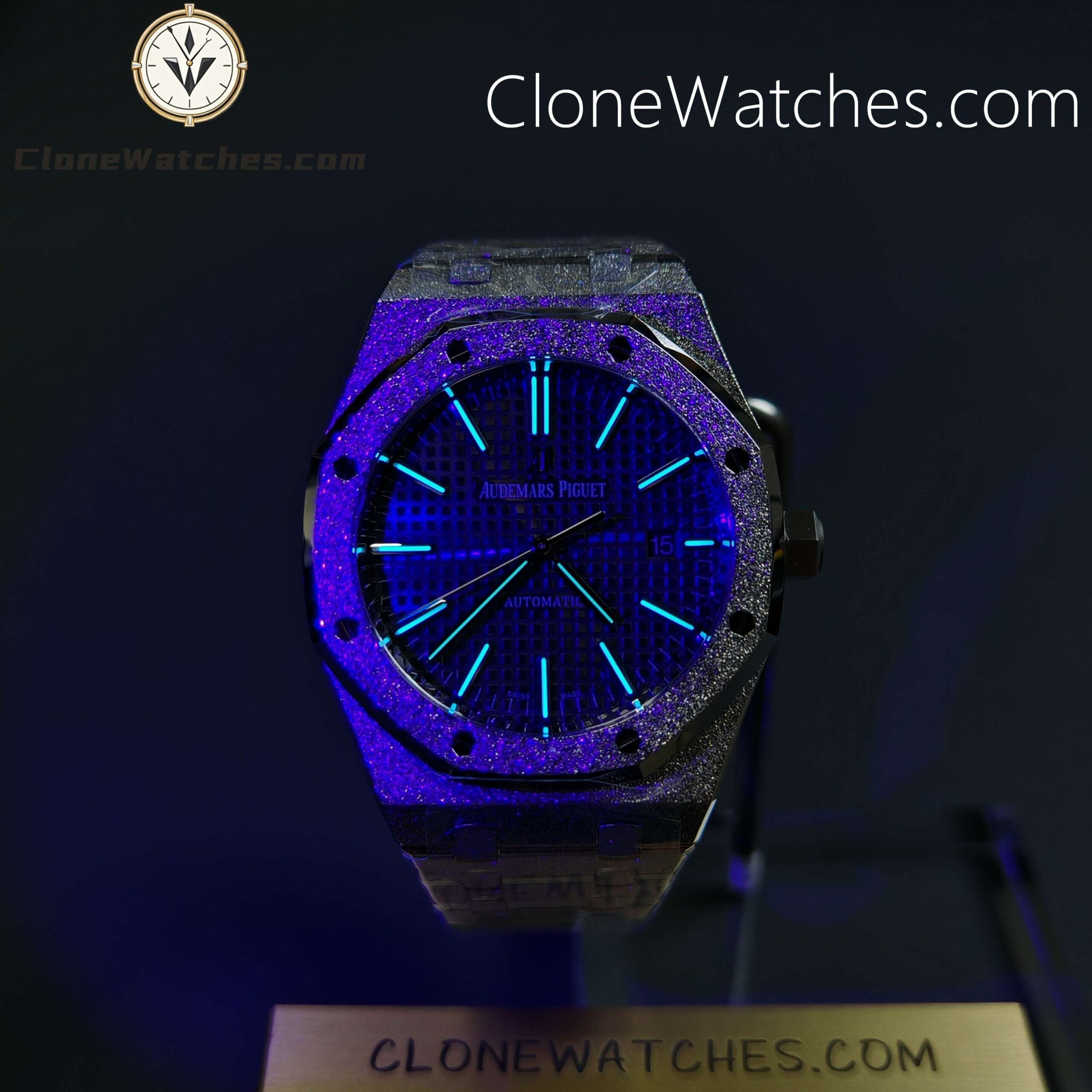 Audemars Piguet Super Clone Watches 1:1 Royal Oak Frost 15400 Grey Dial