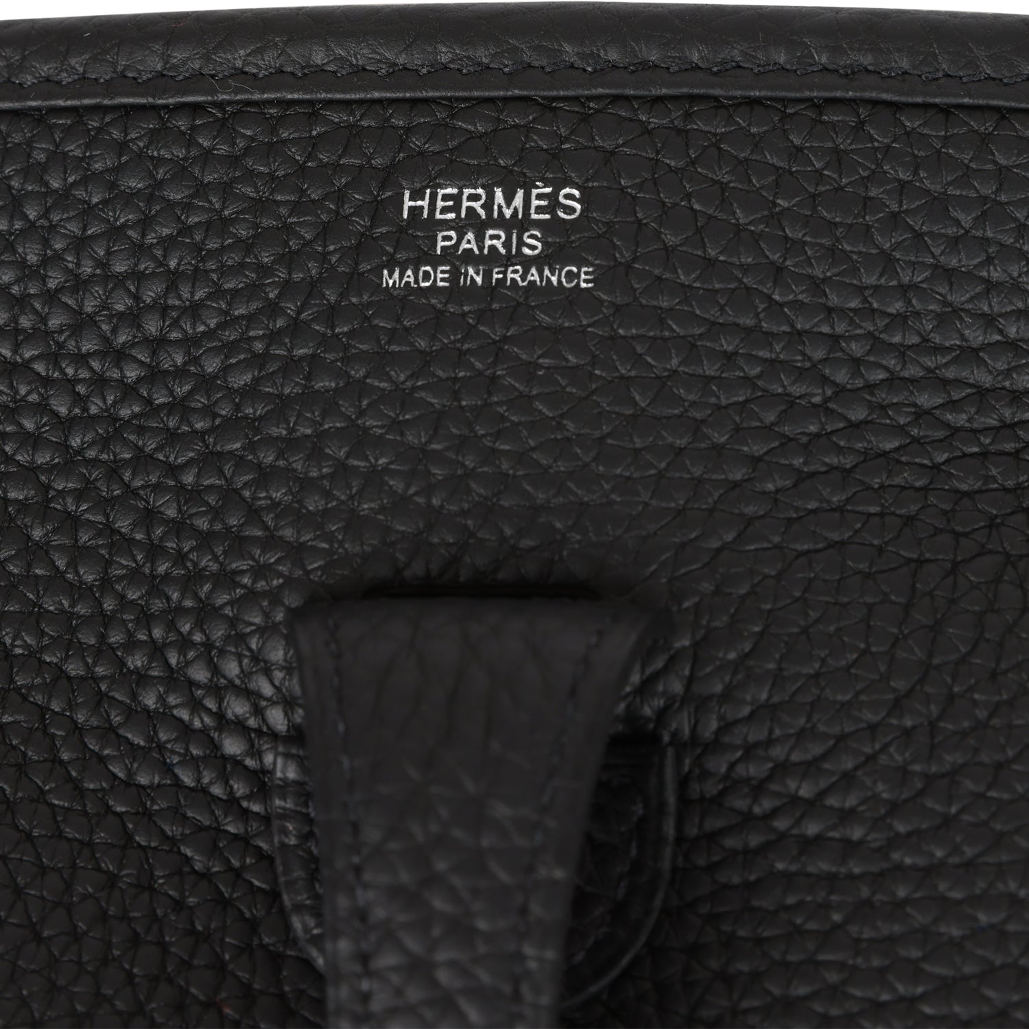 Hermes Evelyne III PM Black Clemence Palladium Hardware