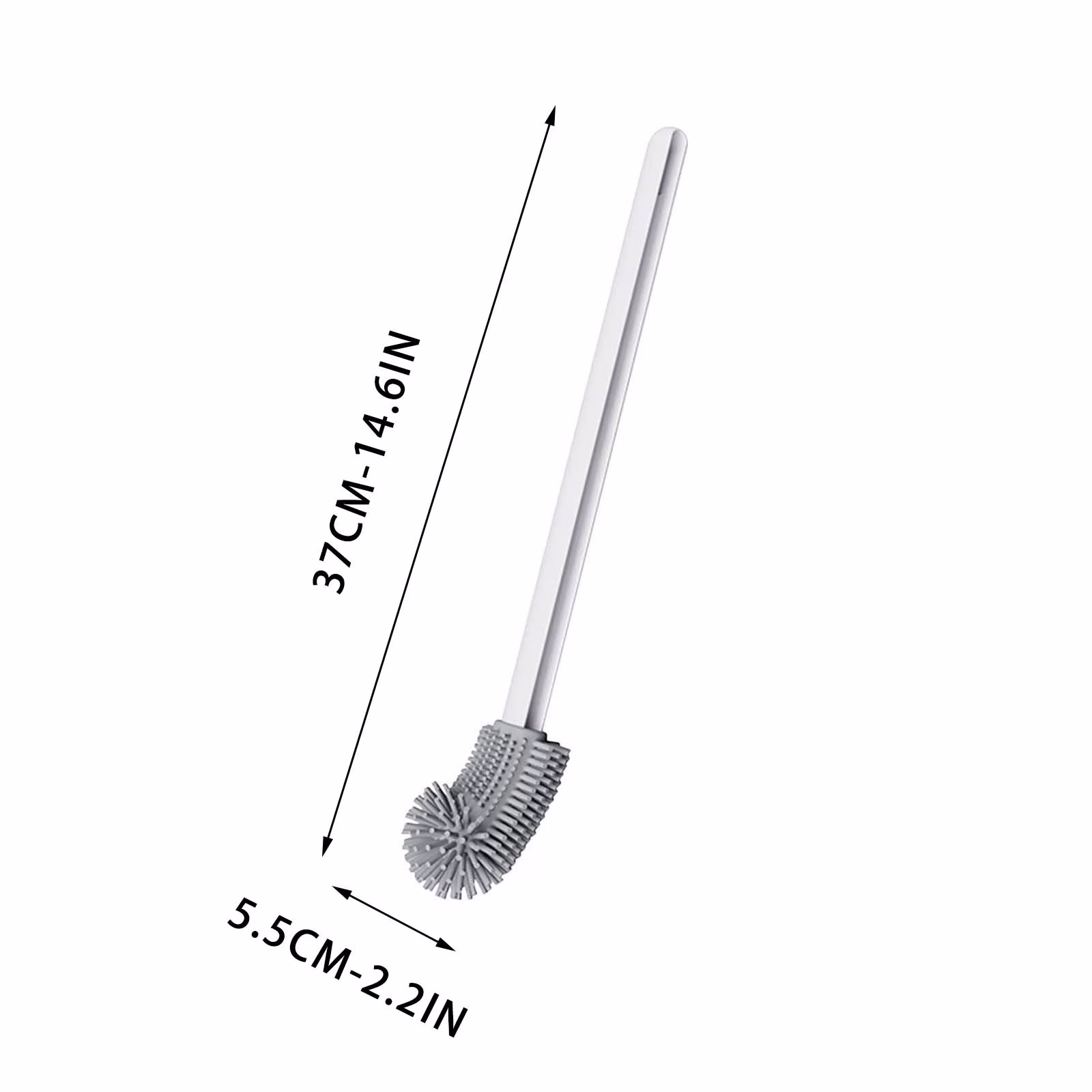 Clearance Under $10 Skegnu Plastic Toilet Brush Household No Dead Angle Toilet Brush Bathroom Long Handle Cleaning Brush Toilet Cleaner