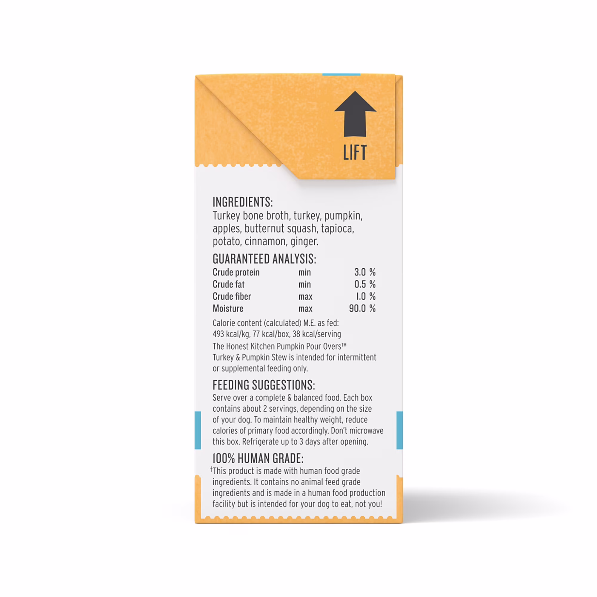 The Honest Kitchen Pumpkin POUR OVERS Turkey & Pumpkin Stew, 5.5oz, Case of 12