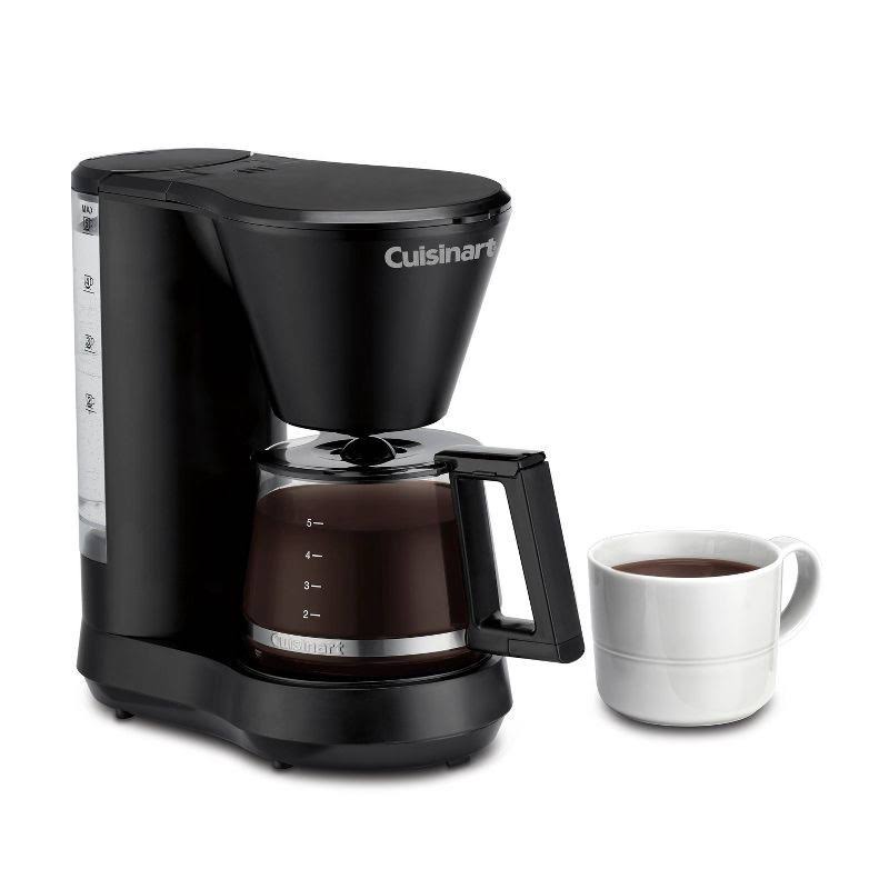 Cuisinart Compact 5 Cup Coffee Maker - Black - DCC-5500