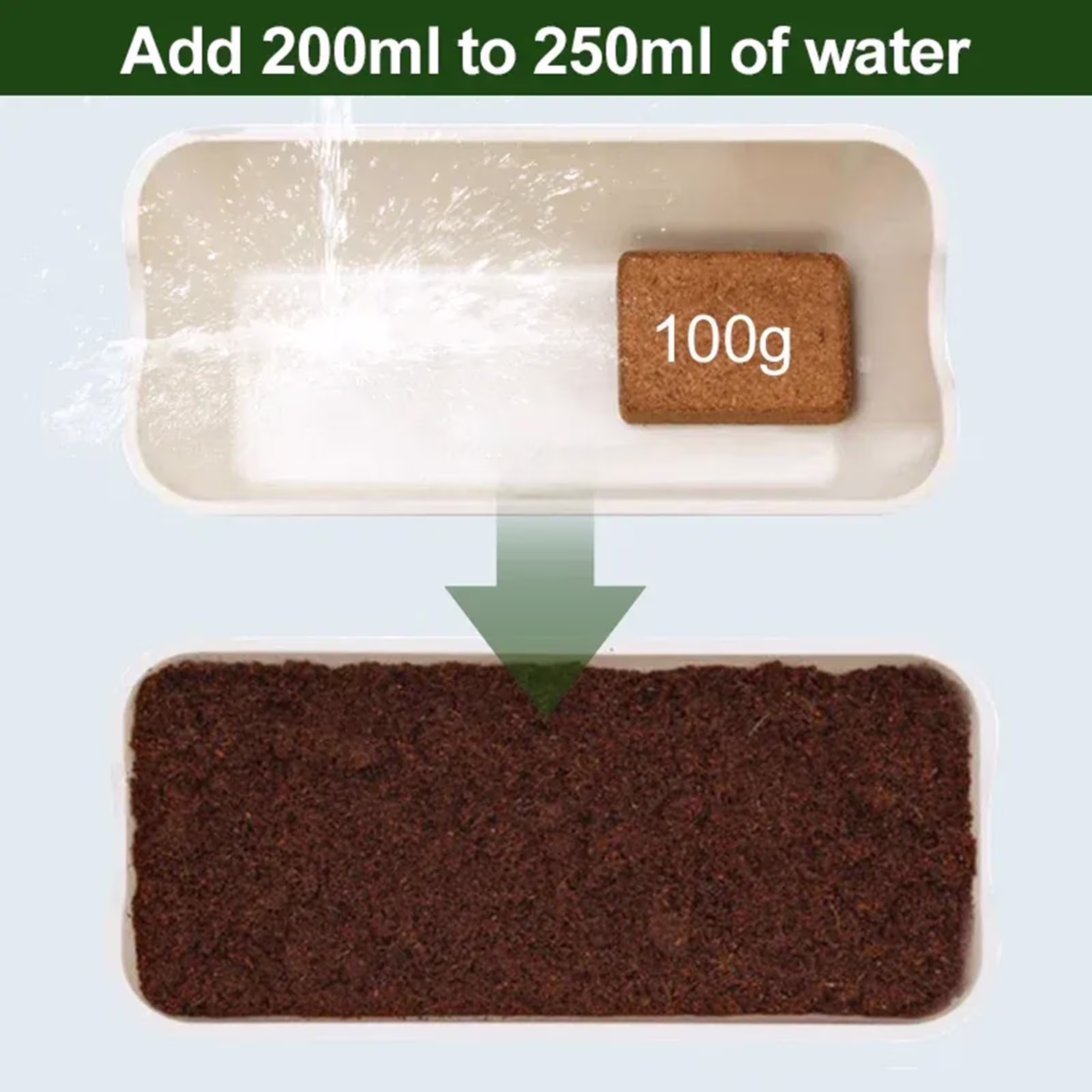 WZXPWT Coconut Brick, Coconut Fiber Block, Natural Coconut Soil Block