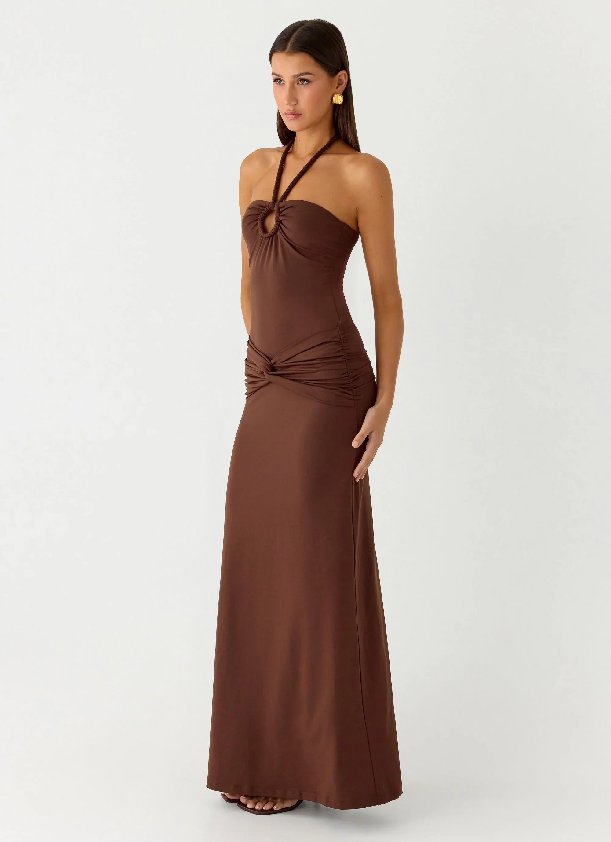 Sacred Maxi Dress - Chocolate