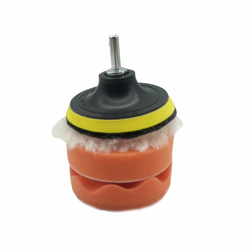 Teissuly Car Polisher Pad Buffer Gross Polish Polishing Kit Set Drill Adapter