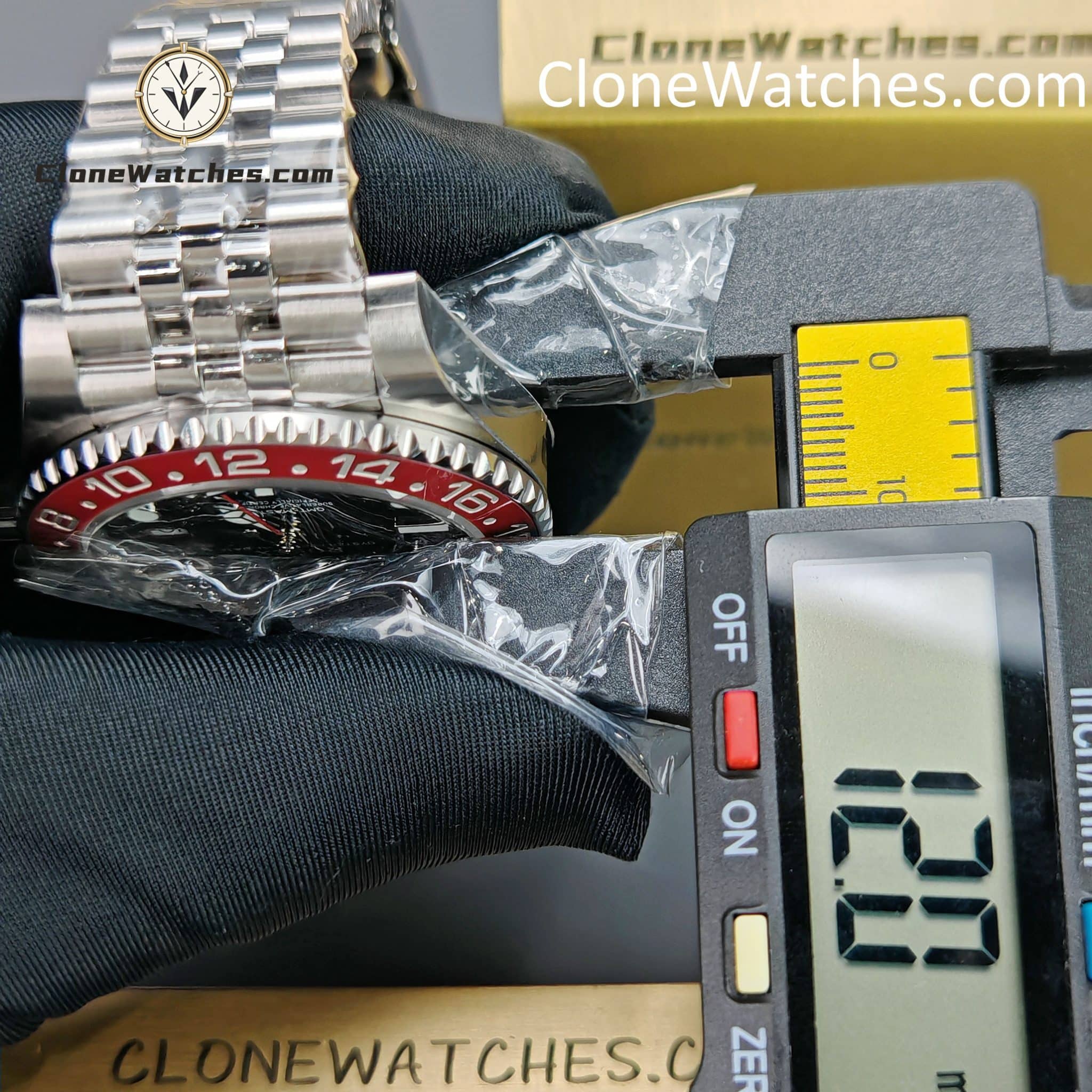 Rolex Super Clone Watches 1:1 Pepsi GMT Master II M126710blro Jubilee 3285 Movement