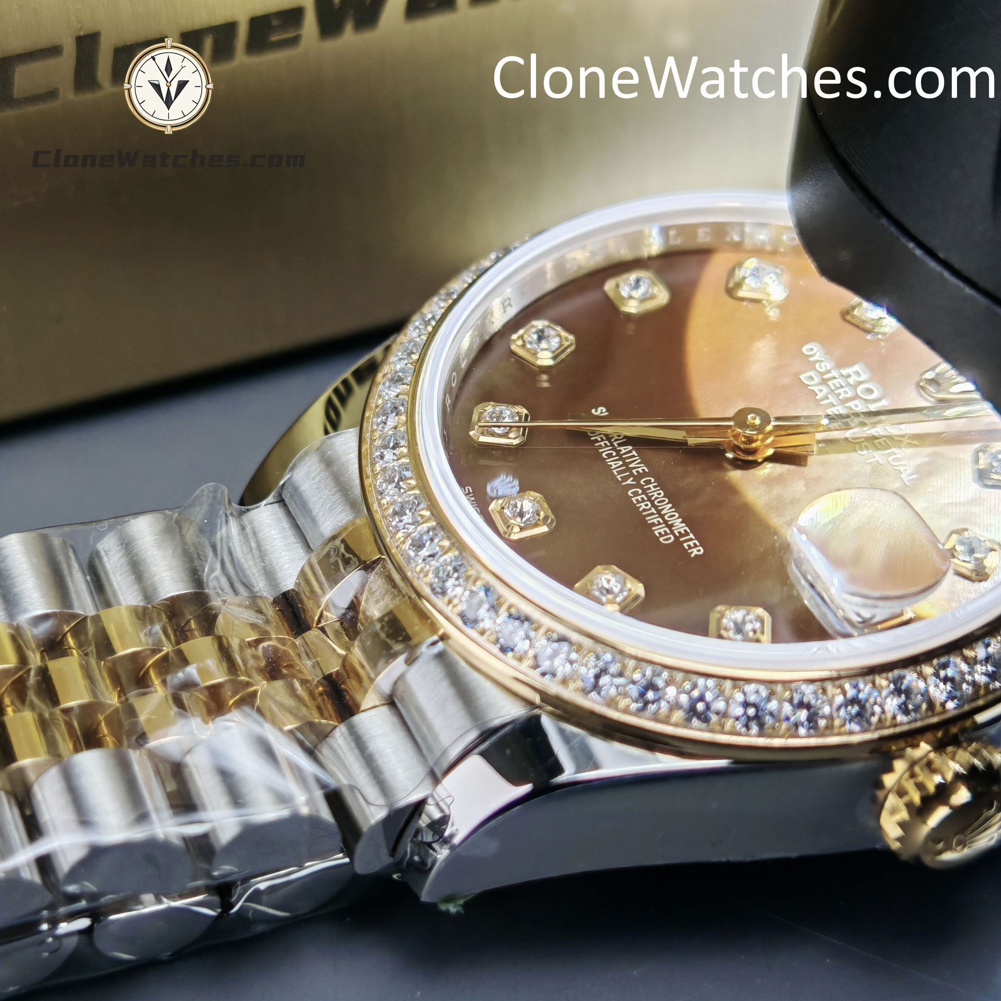 Rolex Super Clone Watches 1:1 DateJust m278383rbr-0024 Jubilee 31MM 2236 Movement