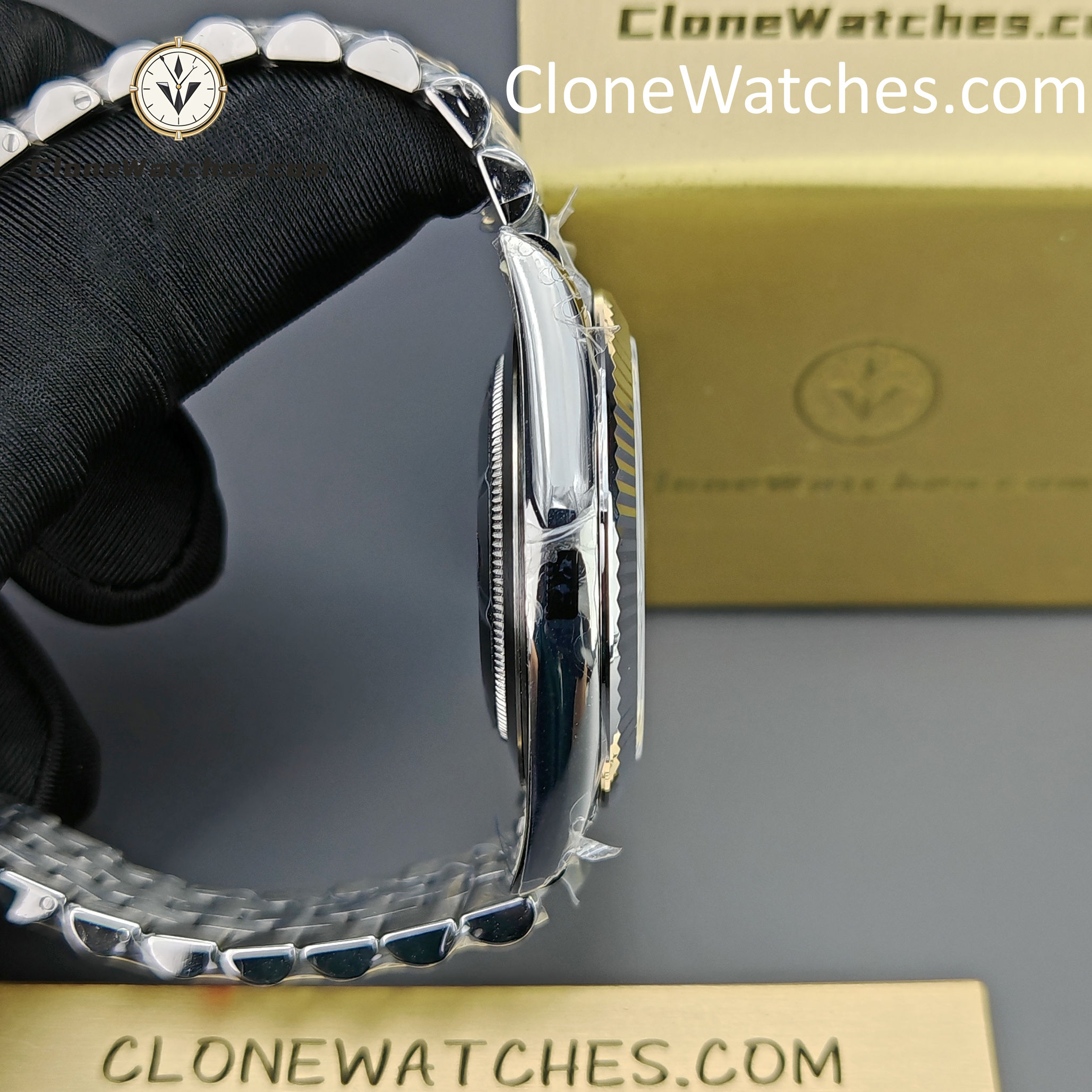 Rolex Super Clone Watches 1:1 DateJust Black Dial m126334-0018 Jubilee 41MM 3235 Movement