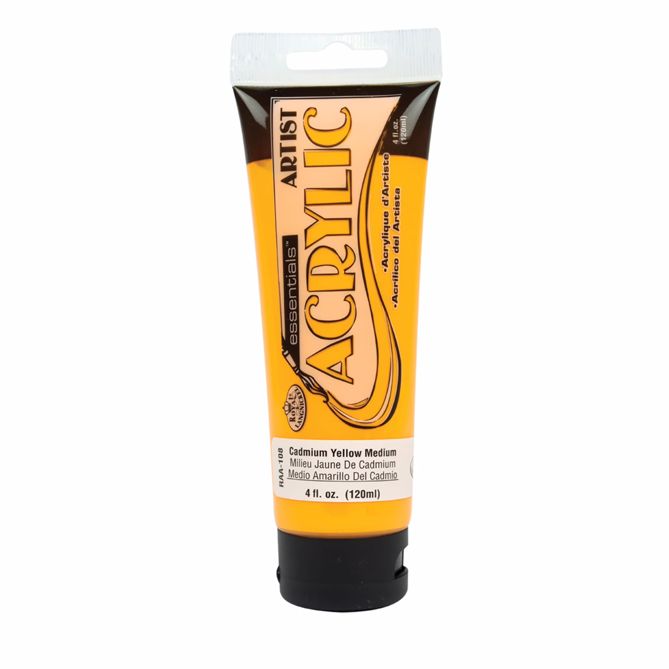 Royal & Langnickel Essentials 120ml Primary Yellow Acrylic Artist Paint