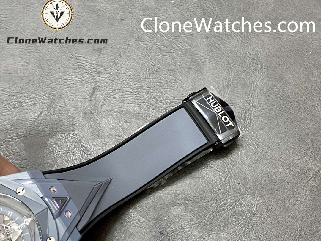 Hublot Super Clone Watches 1:1 Big Bang Unico Sang Bleu II Grey Ceramic 45MM 418.FX.8007.RX.MXM21