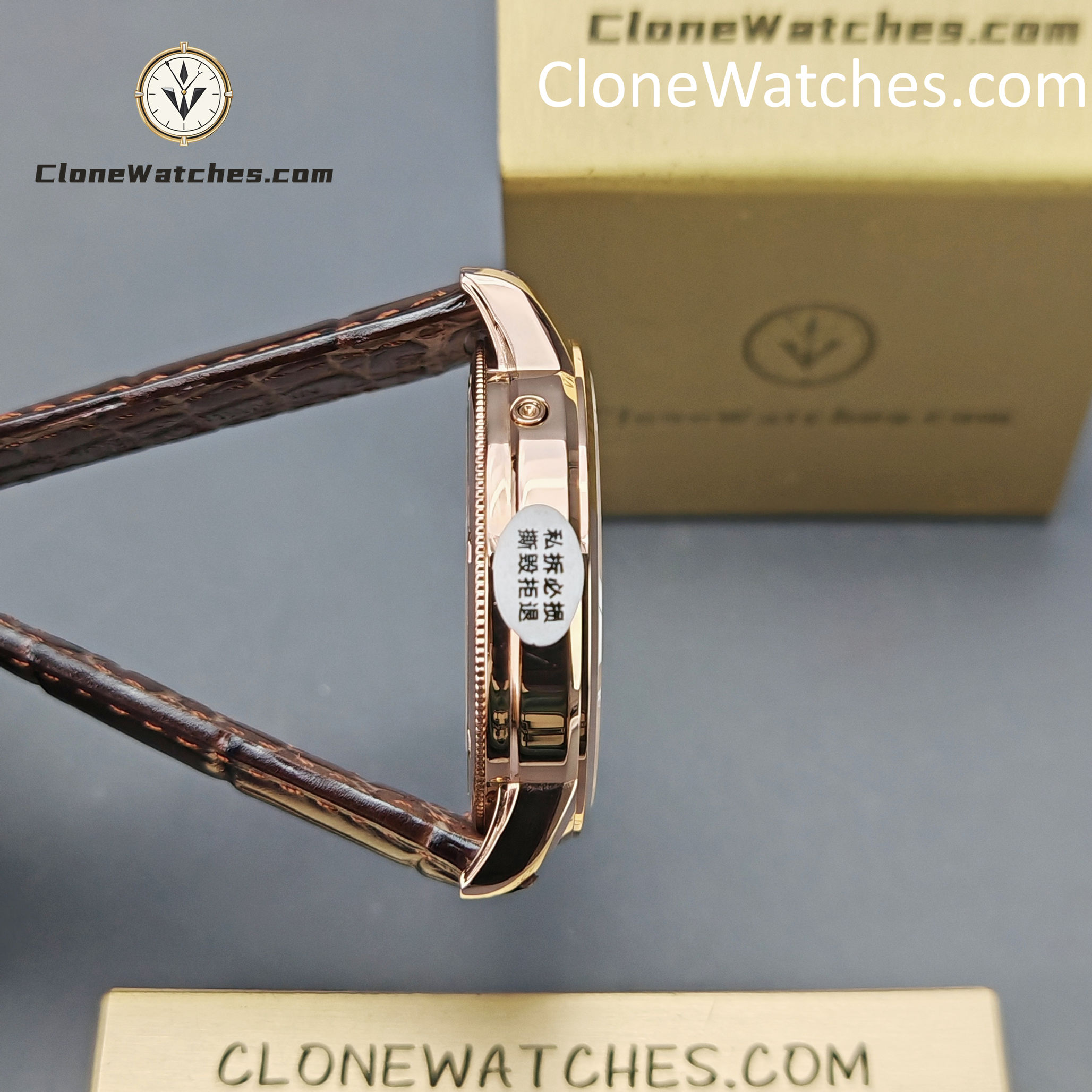 Vacheron Constantin Super Clone Watches 1:1 Traditionnelle Rose Gold 4010T/000R-B344 White Dial