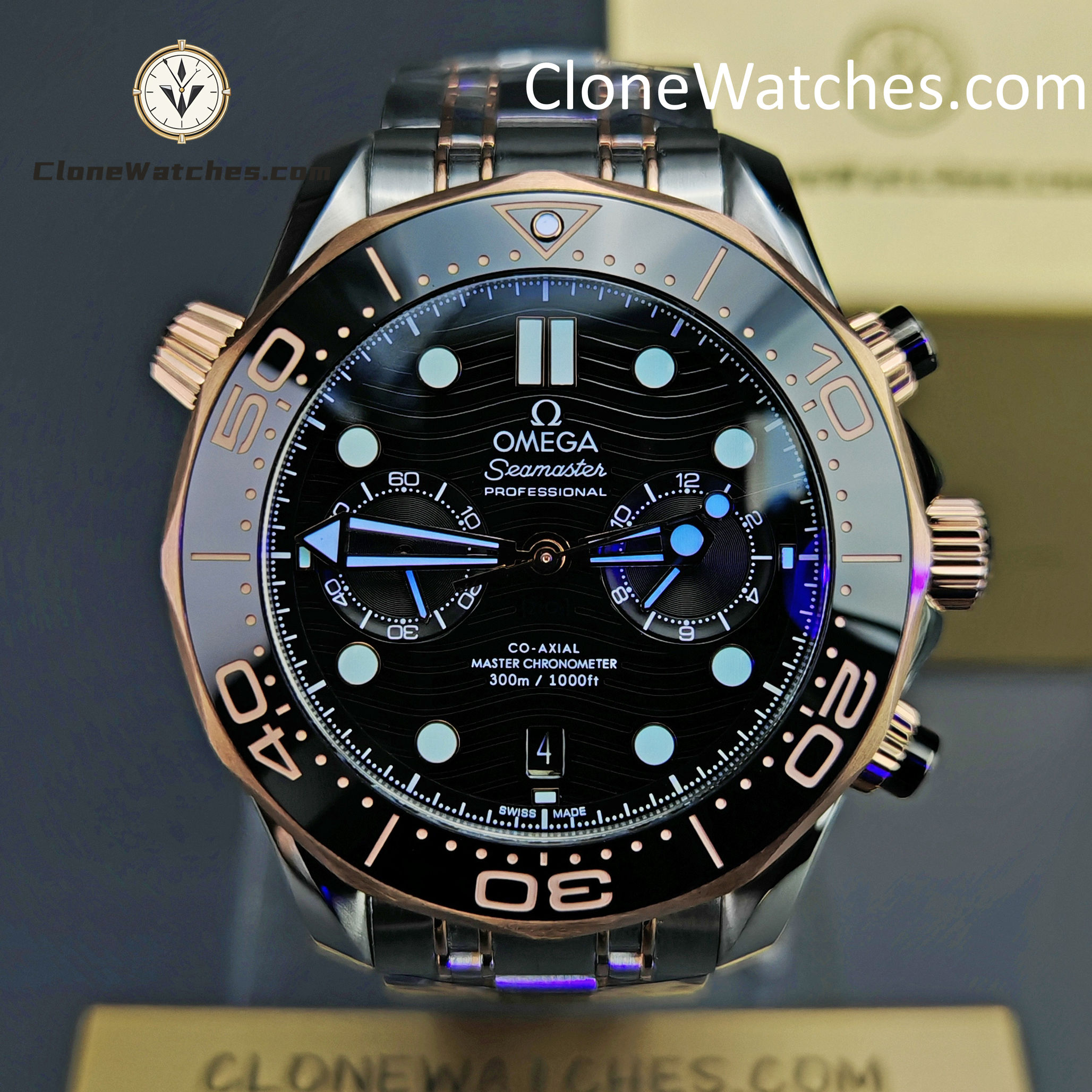 OMEGA Super Clone Watches 1:1 Seamaster Diver 300M 44MM 210.20.44.51.01.001