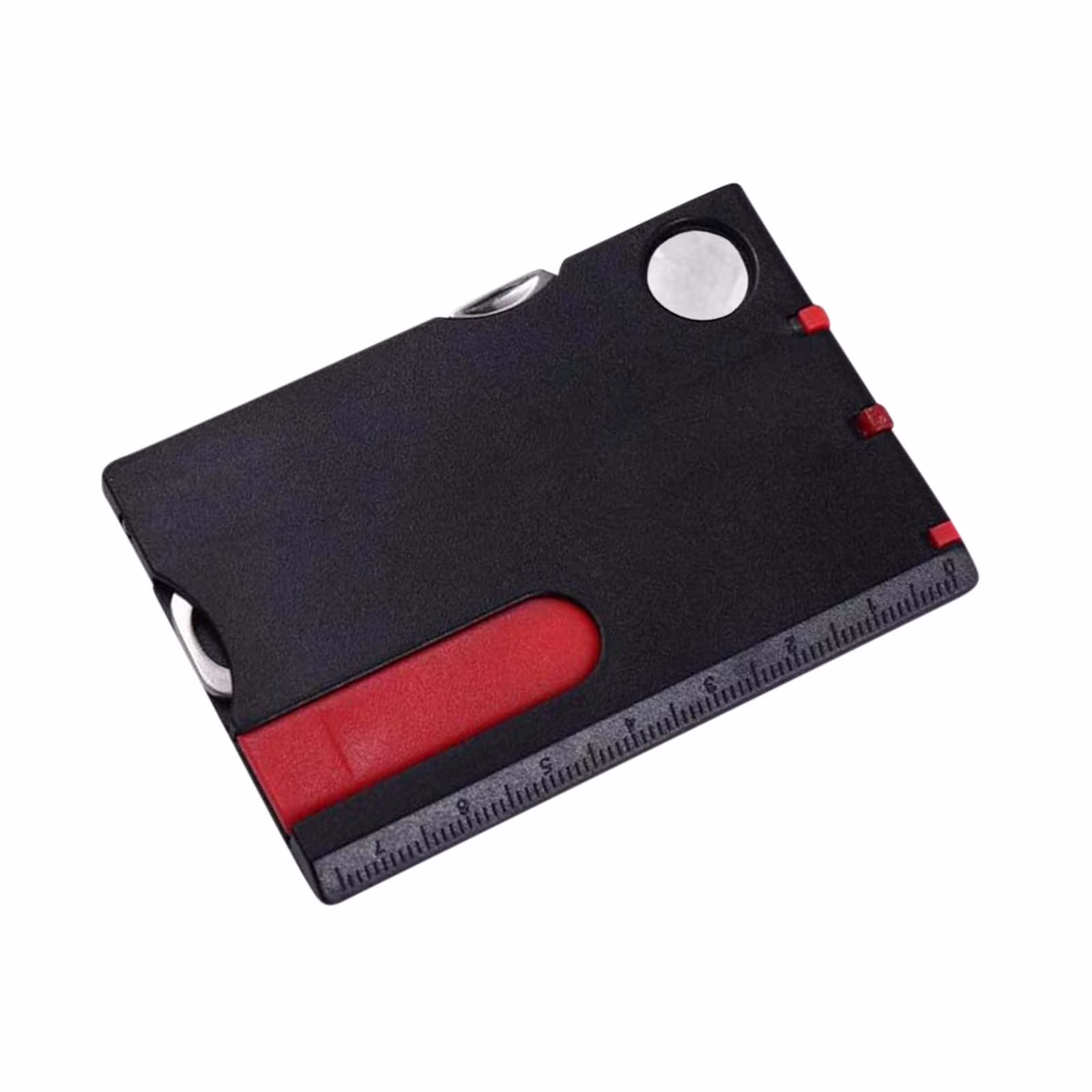 Pocket Tools,Survival Tools,8-in-1 Credit Card Multi Tool, Black, Pocket Survival EDC Gear, for Men Unique, Tactical Survival Gear for Camping And Hiking(C)