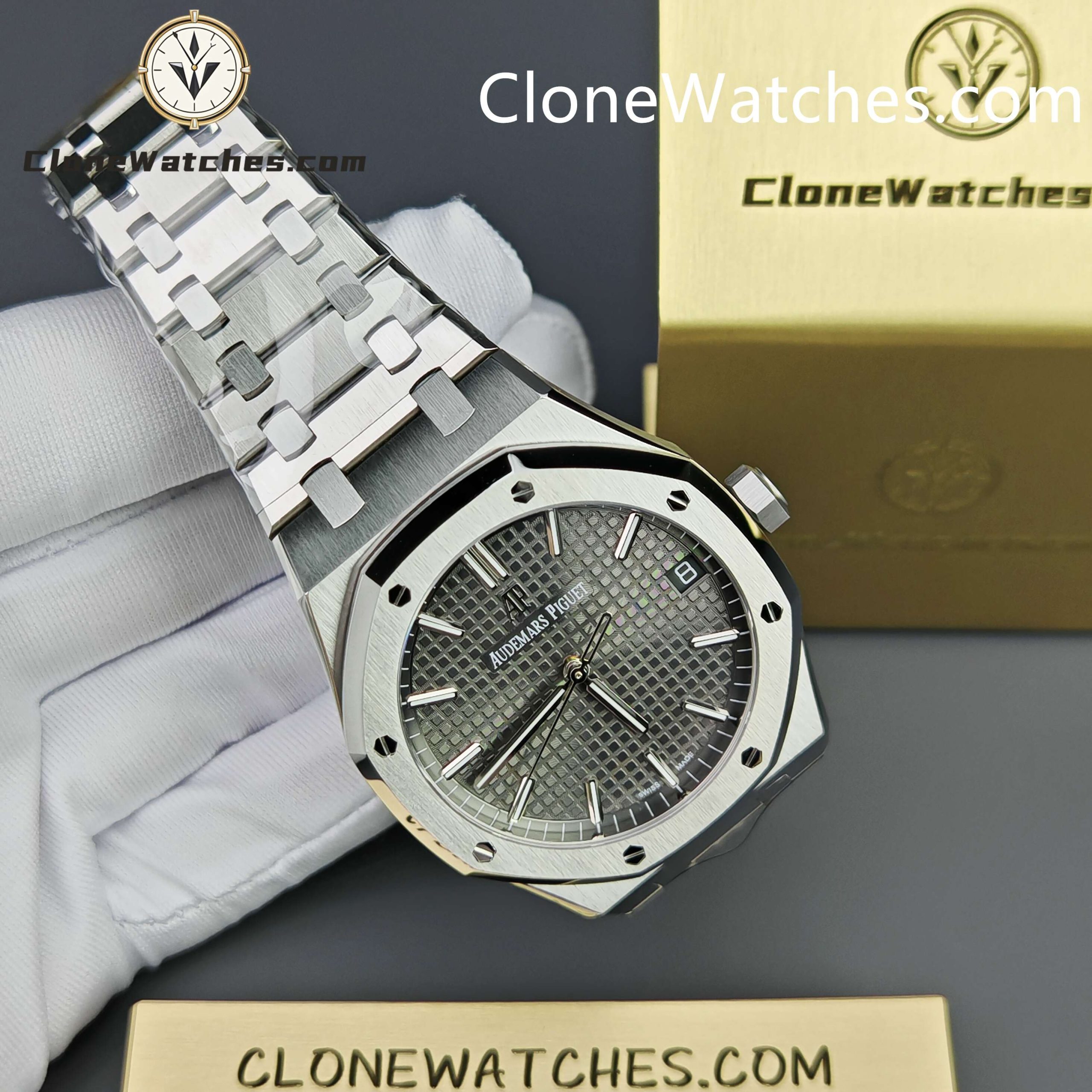Audemars Piguet Super Clone Watches 1:1 Royal Oak 15500 Grey dial