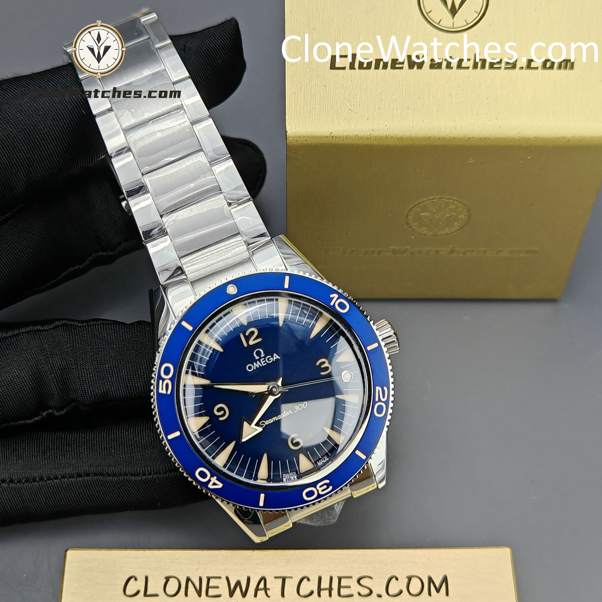 OMEGA Super Clone Watches 1:1 Seamaster 300M 234.30.41.21.03.001 41MM