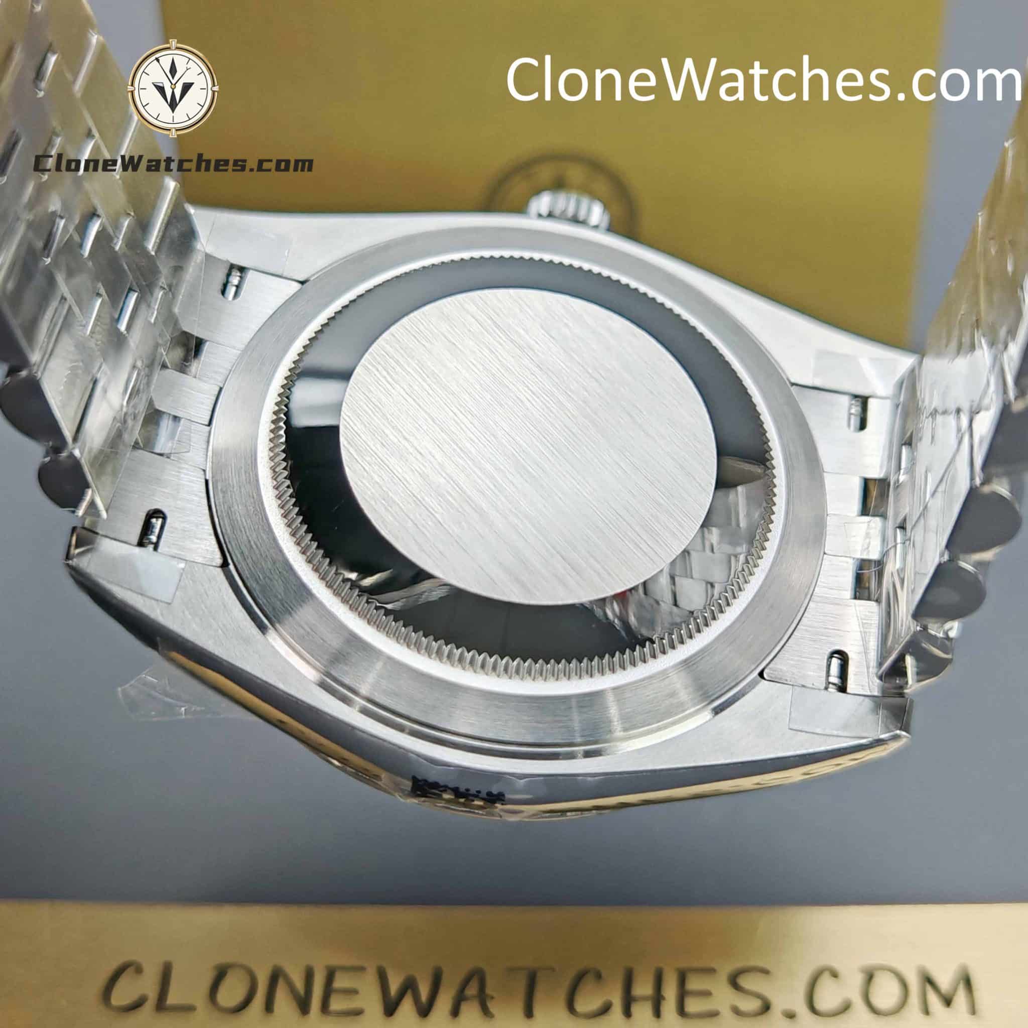 Rolex Super Clone Watches 1:1 DateJust Grey Roman Dial Jubilee 41MM M126334 3235 Movement
