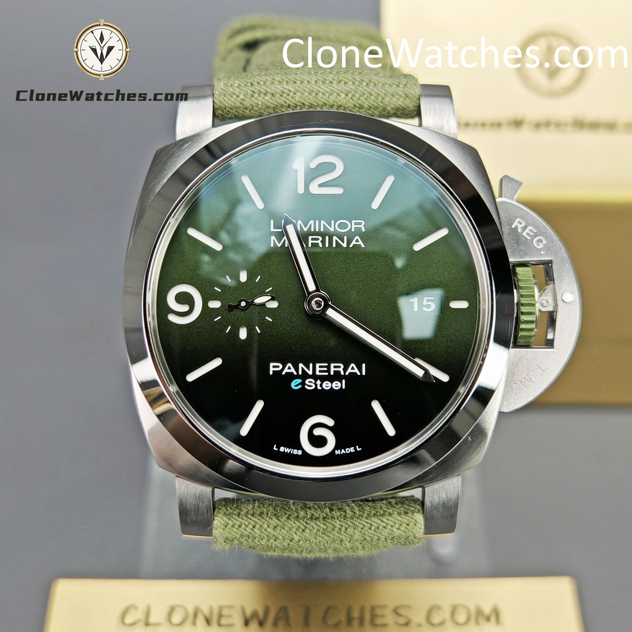 Panerai Super Clone Watches 1:1 Luminor Marina Verde Smeraldo PAM01356 44MM