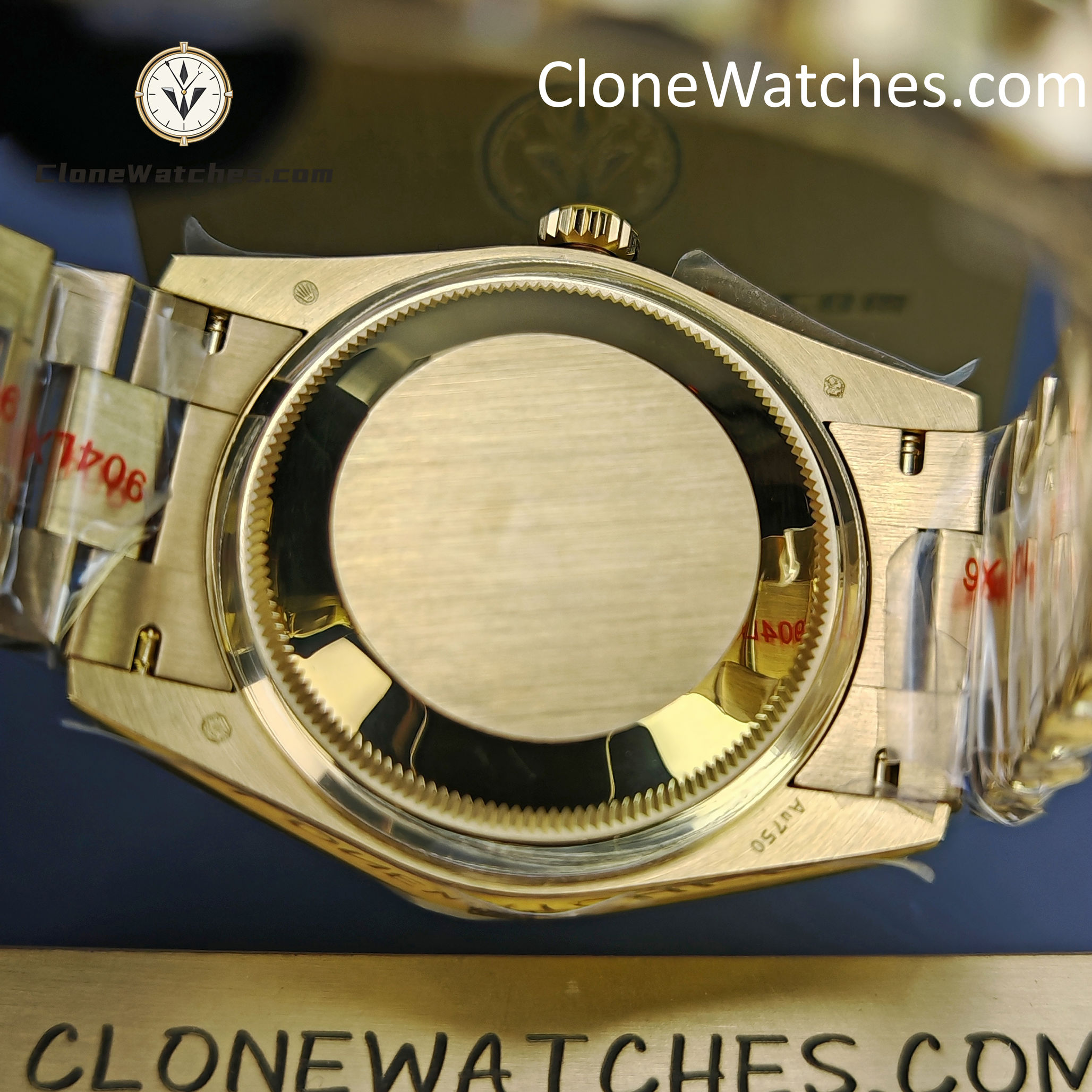 Rolex Super Clone Watches 1:1 Day Date 18K Gold White Dial 36mm m128238-0081 3255 Movement