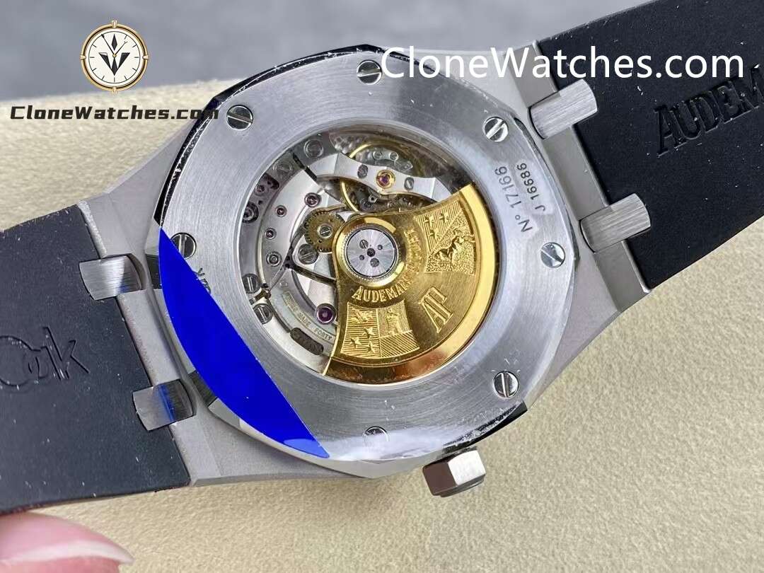 Audemars Piguet Super Clone Watches 1:1 Royal Oak 15400 Blue Dial Rubber Strap