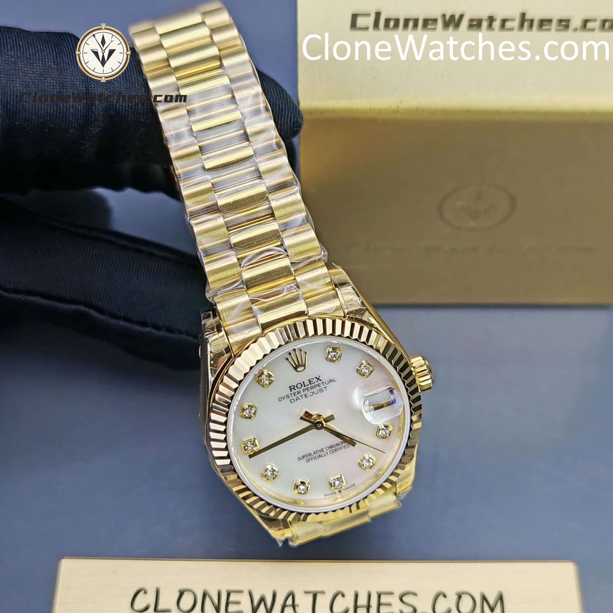 Rolex Super Clone Watches 1:1 DateJust m278278-0010 President 31MM 2236 Movement
