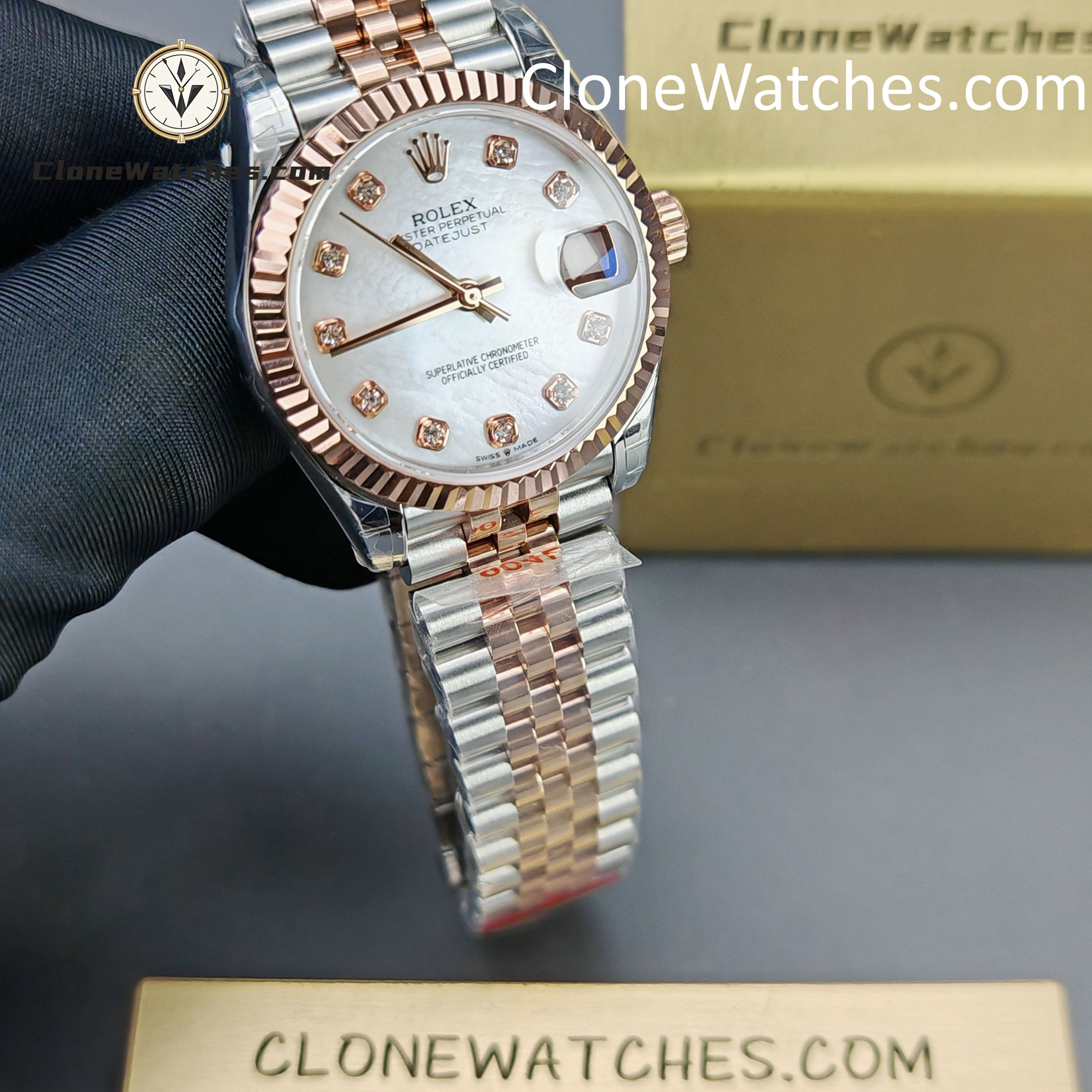 Rolex Super Clone Watches 1:1 DateJust m278271-0026 Jubilee 31MM 2236 Movement