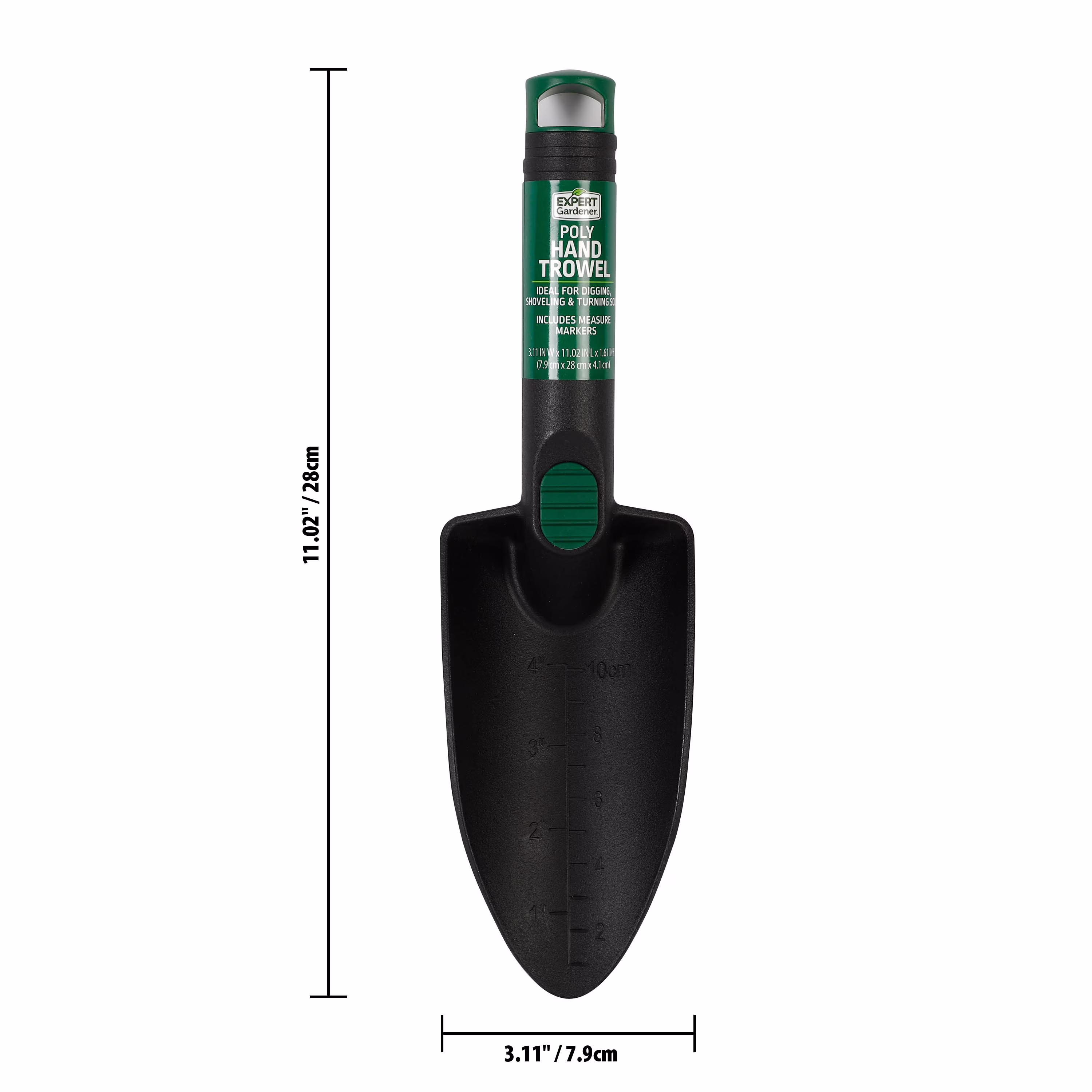 Expert Gardener Poly Plastic Landscape and Gardening Trowel
