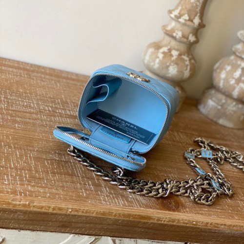 Chanel mini cosmetic bag