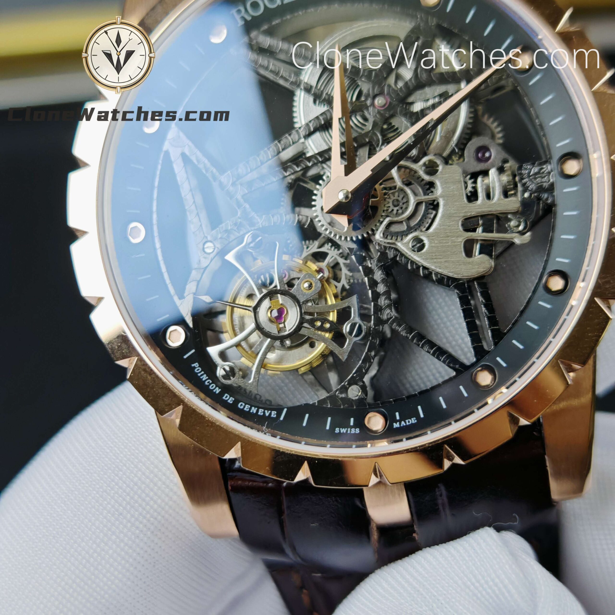 Roger Dubuis Super Clone Watches 1:1 Excalibur Tourbillon RDDBEX 0392