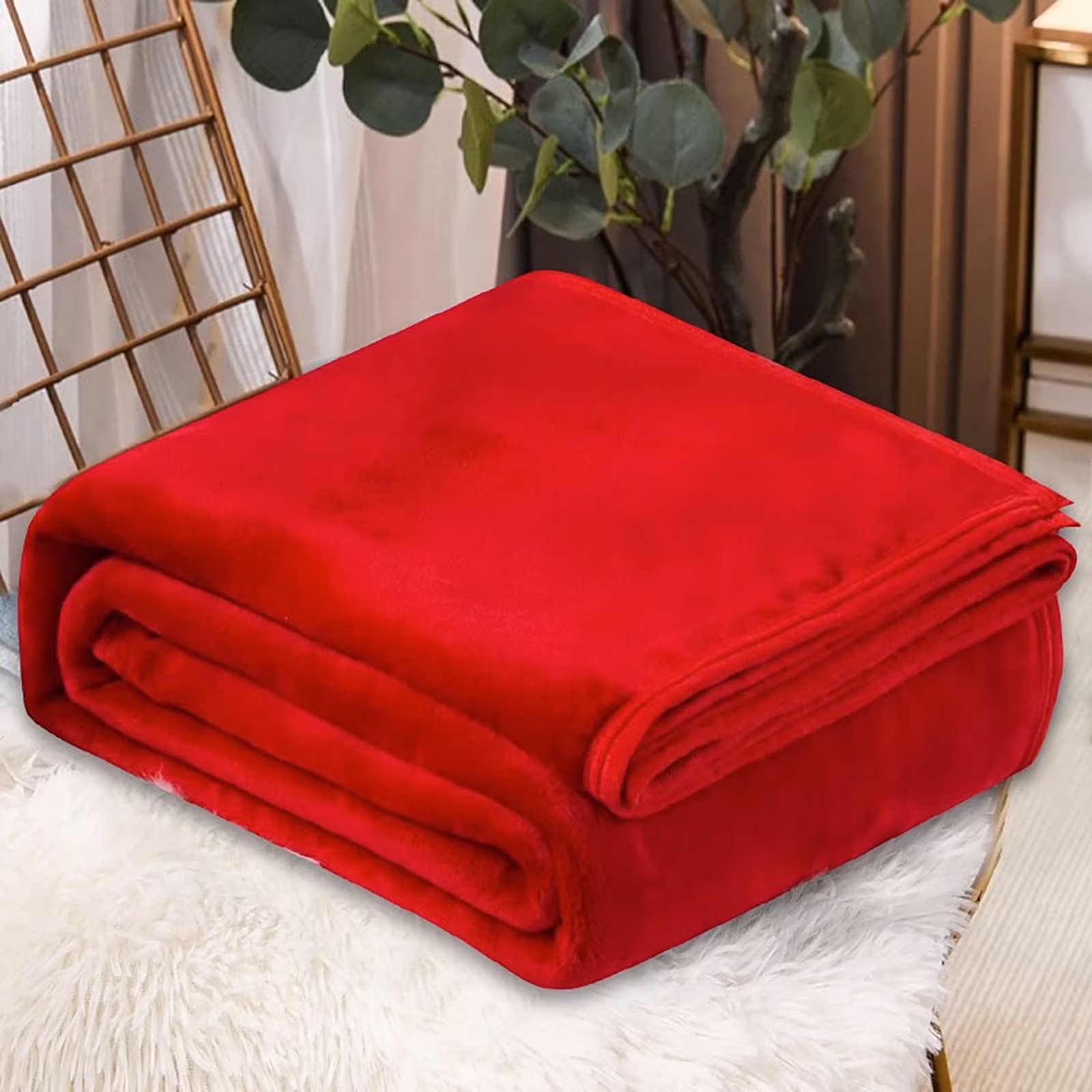 Throw Blanket Qwtwty Super Soft Warm Solid Warm Micro Plush Fleece Blanket Throw Rug Sofa Bedding 70x100cm
