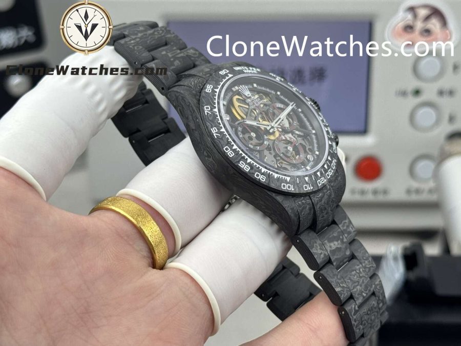 Modified Super Clone Watches 1:1 Rolex Daytona 4130 Super Lightweight Carbon Fiber 40mm