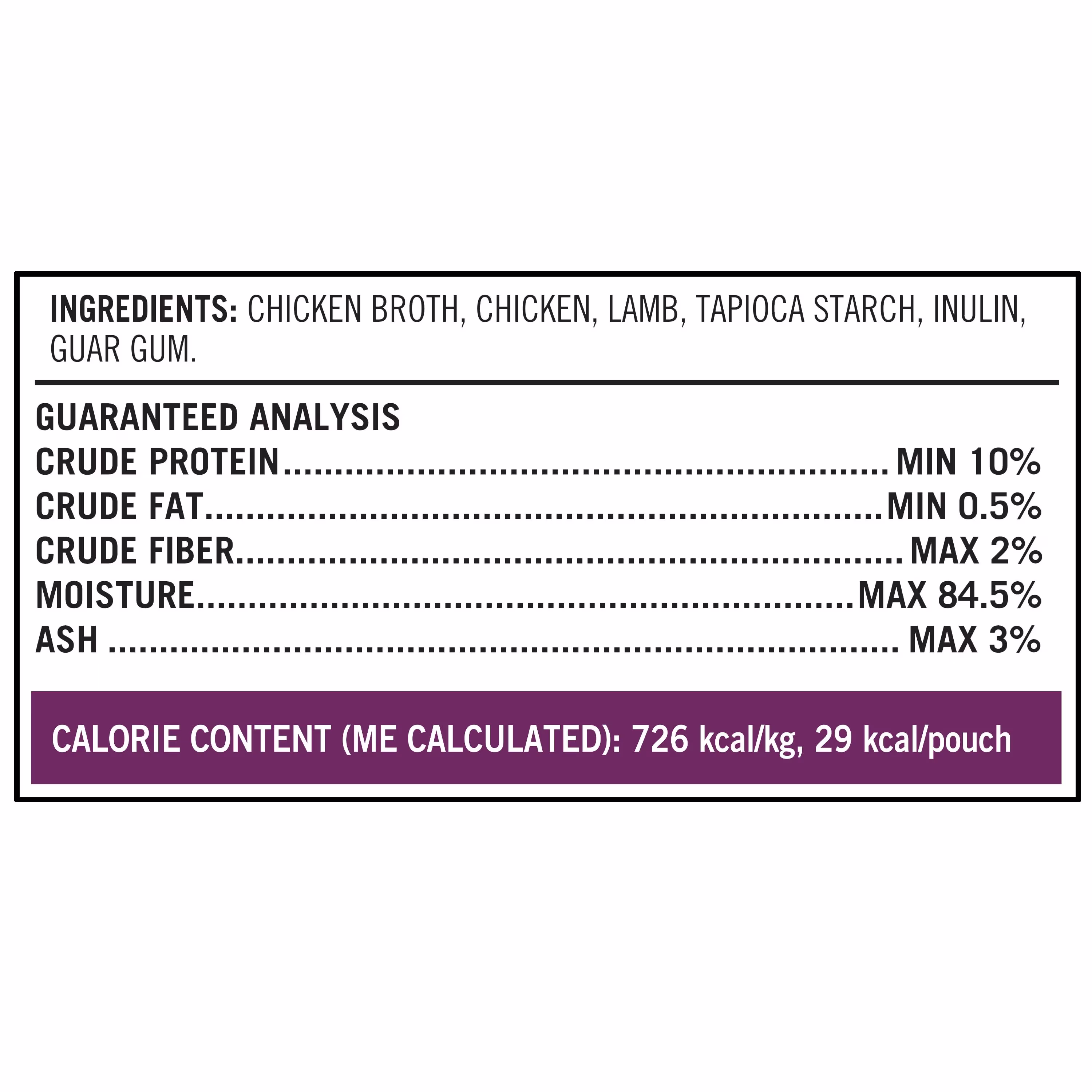 Pure Balance Pro+ Sensitive Stomach Chicken & Lamb Recipe in Broth, 1.4 oz