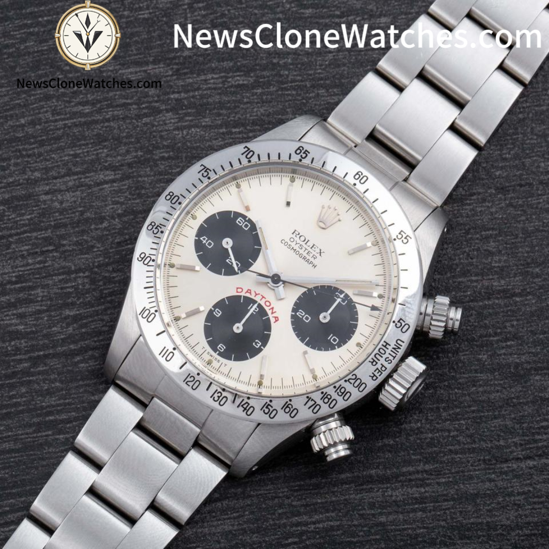 Rolex Daytona 6239 Stainless steel bi-color black and silver LIMITED