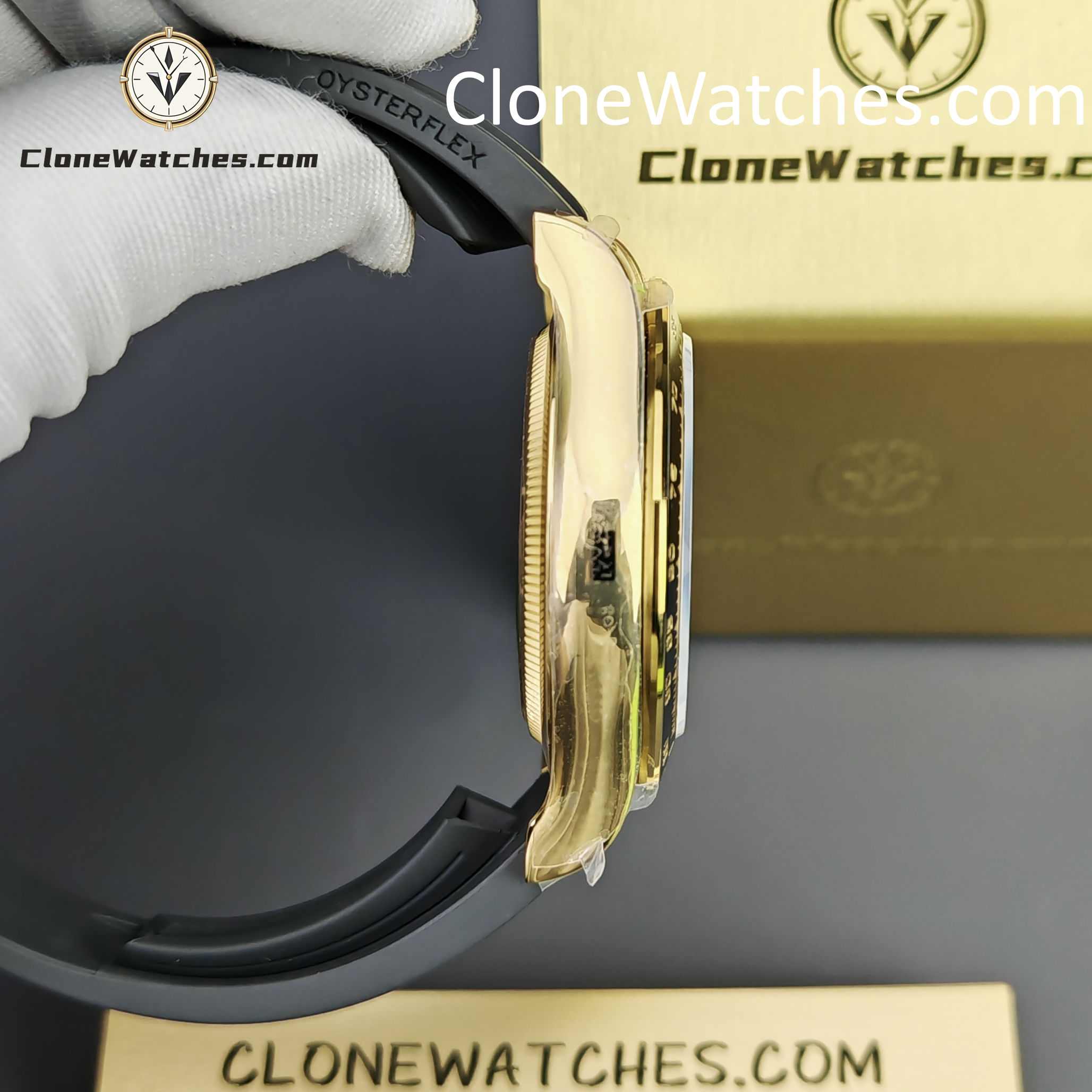 Rolex Super Clone Watches 1:1 Daytona 18k Gold M126518ln-0008 4131 Movement