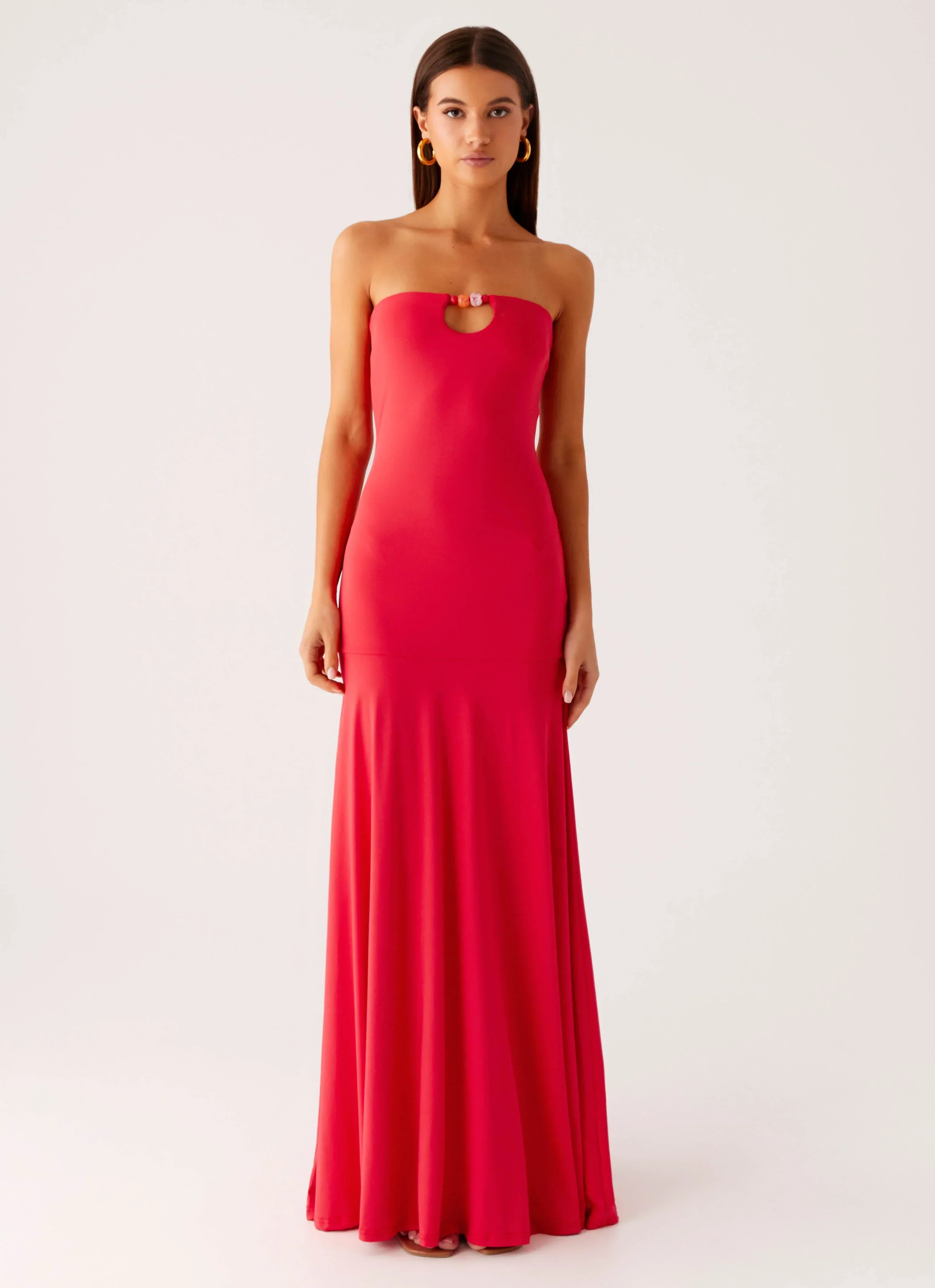 Hurts Like Hell Maxi Dress - Pink