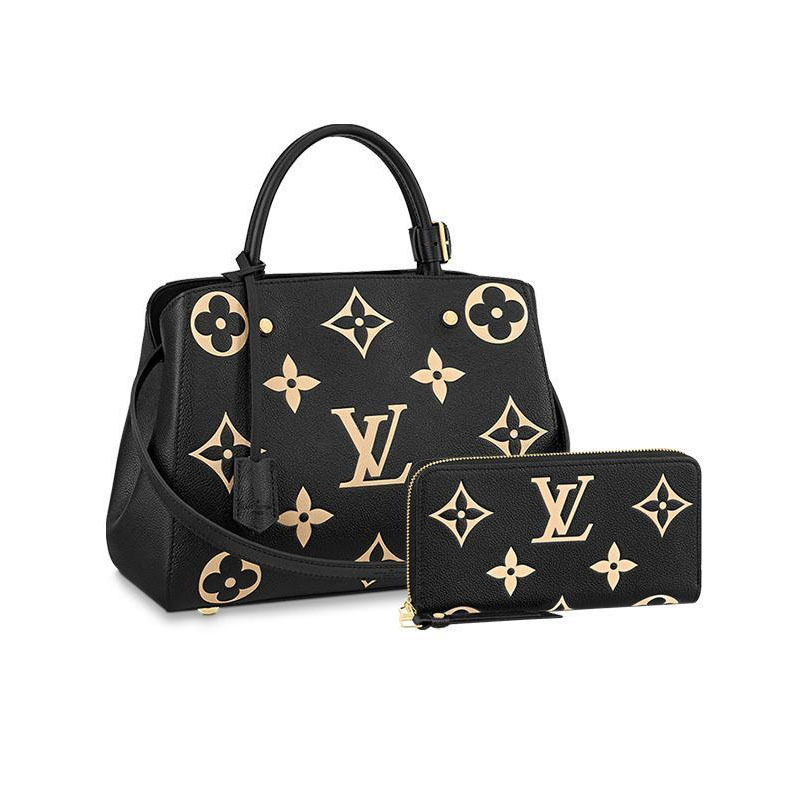 Louis Vuitton MONTAGNE M LONG WALLET 2-PIECE SET （M45499 + M80481）