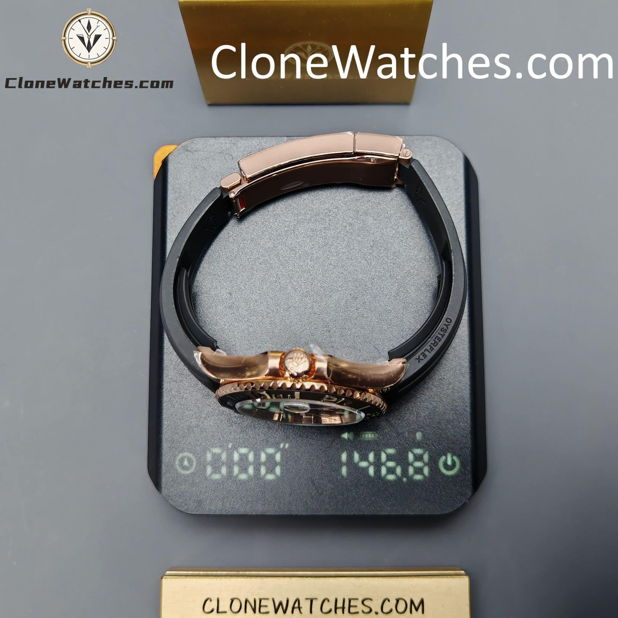 Rolex Super Clone Watches 1:1 Yacht Master 18k Rose Gold m126655-0002 3235 Movement