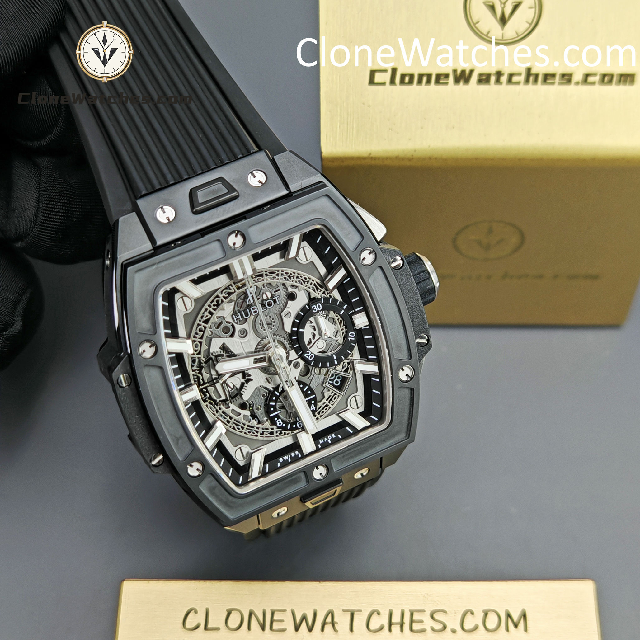 Hublot Super Clone Watches 1:1 Spirit of Big Bang Black Magic 642.CI.0170.RX