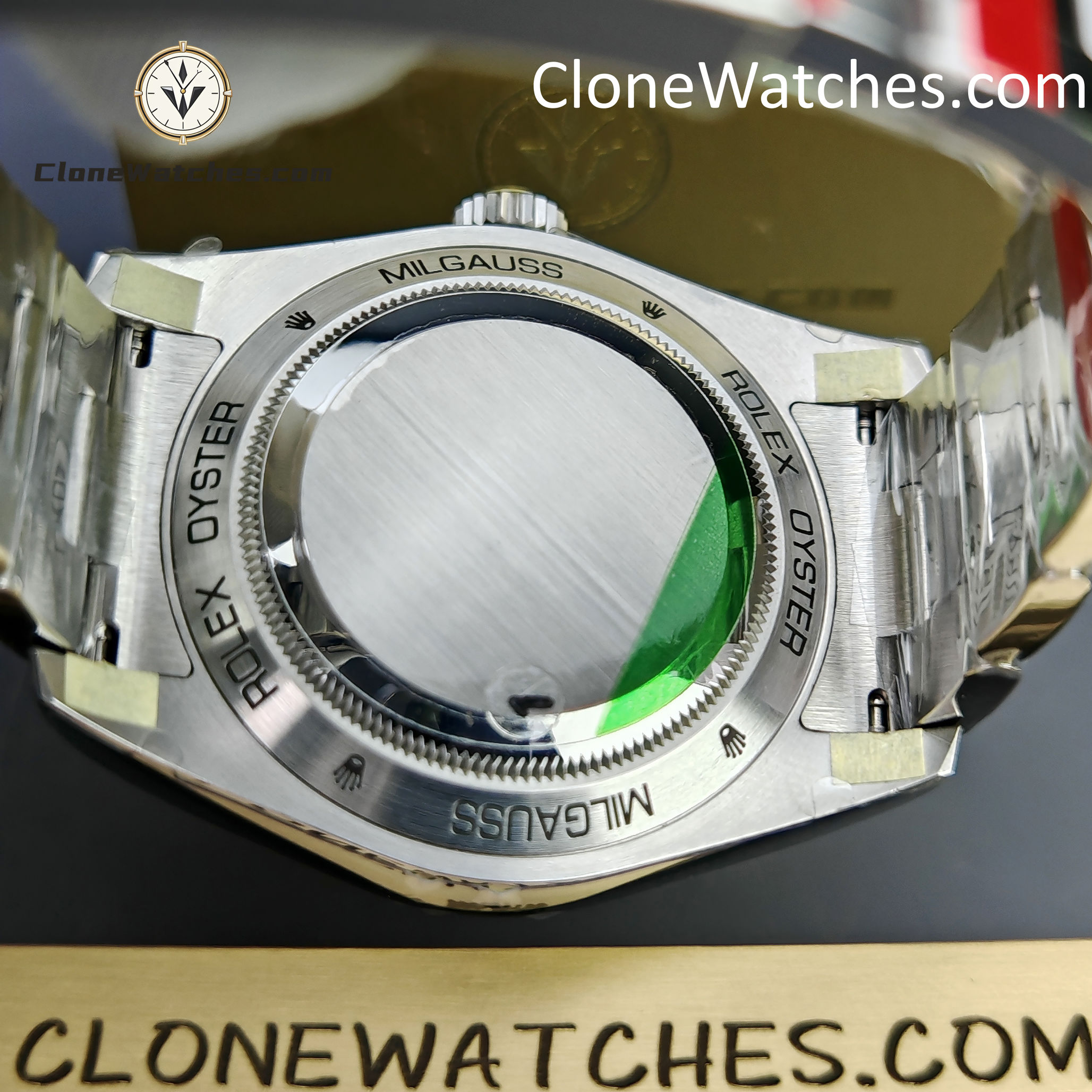 Rolex Super Clone Watches 1:1 Milgauss Black Dial M116400GV-0001 3131 Movement